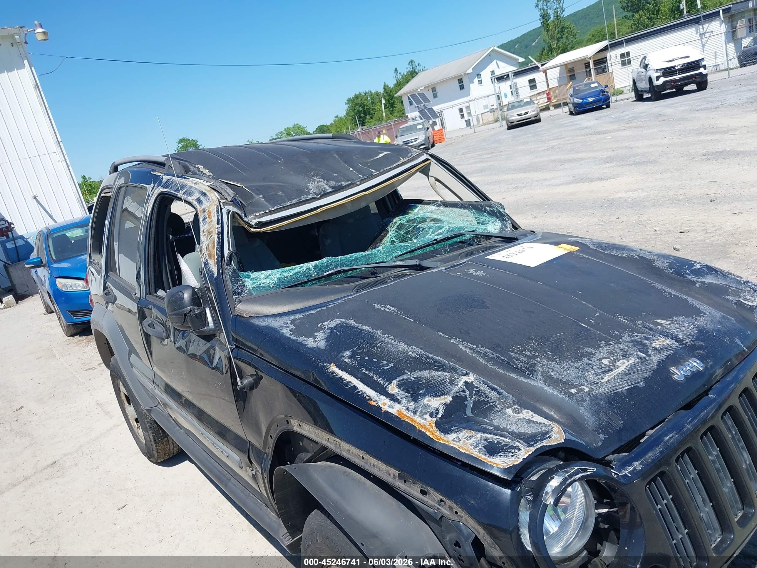 2005 Jeep Liberty Sport Black vin: 1J4GL48K15W570185