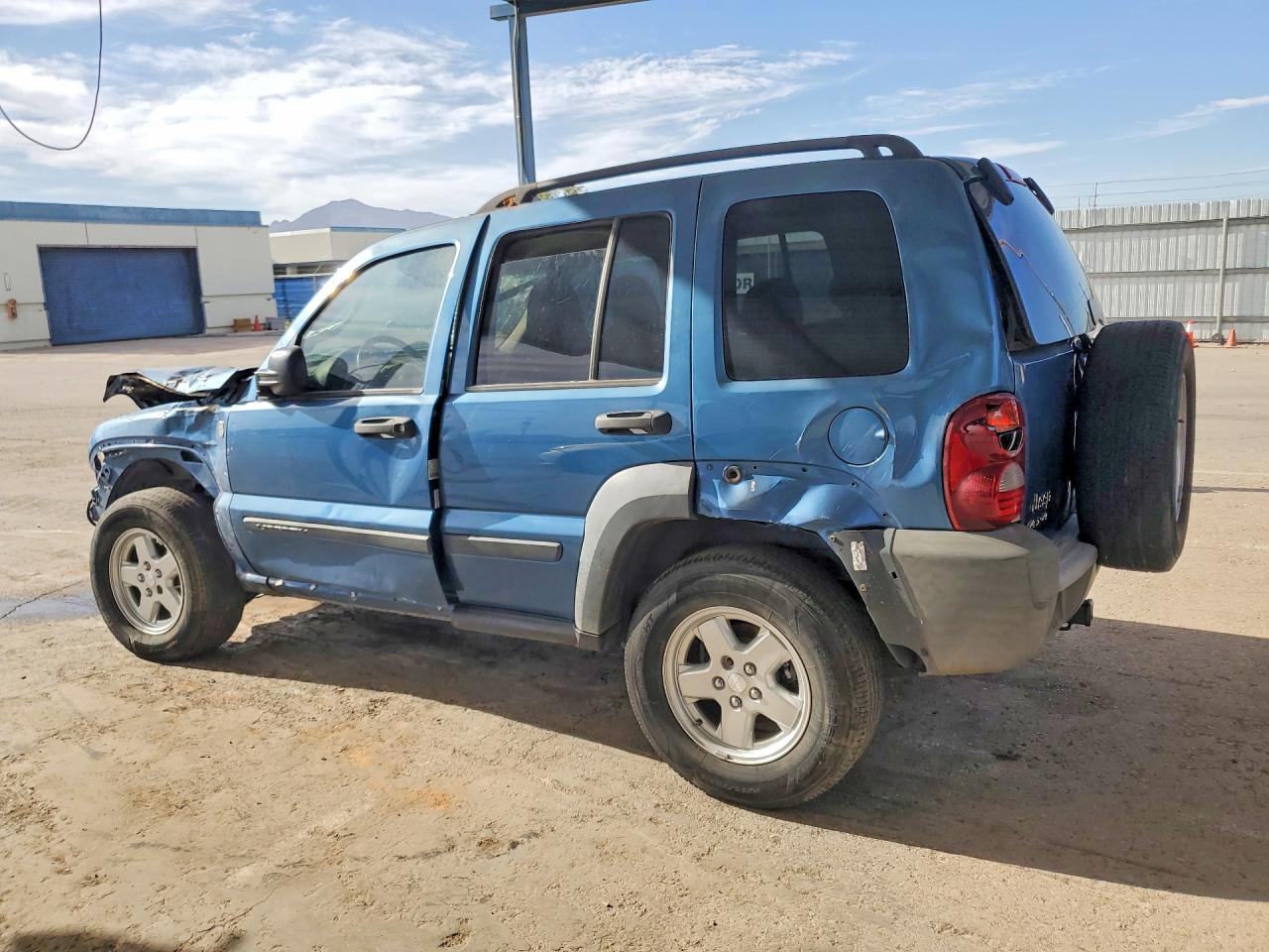 2006 Jeep Liberty Sport Blue vin: 1J4GL48K16W178258