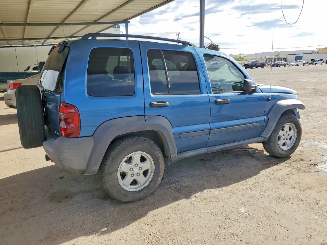 2006 Jeep Liberty Sport Blue vin: 1J4GL48K16W178258