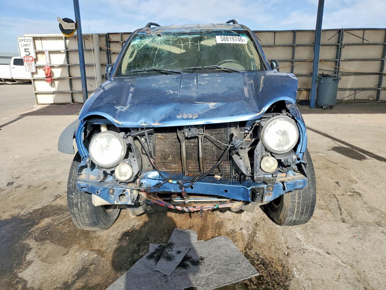 2006 Jeep Liberty Sport Blue vin: 1J4GL48K16W178258