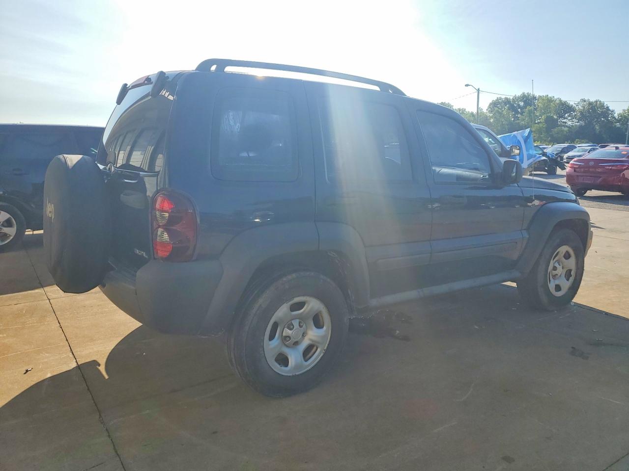 2006 Jeep Liberty Sport Blue vin: 1J4GL48K16W182231