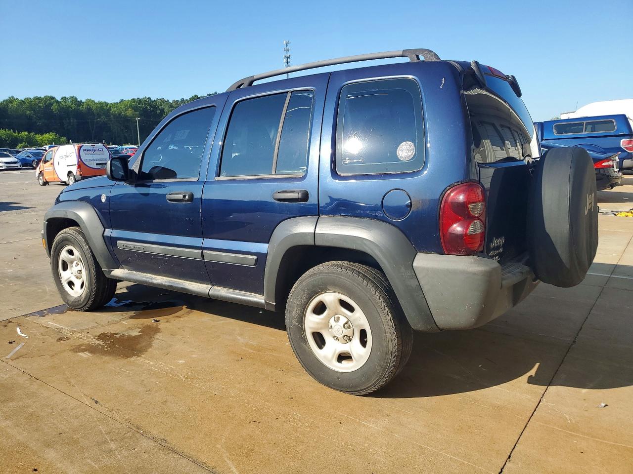 2006 Jeep Liberty Sport Blue vin: 1J4GL48K16W182231