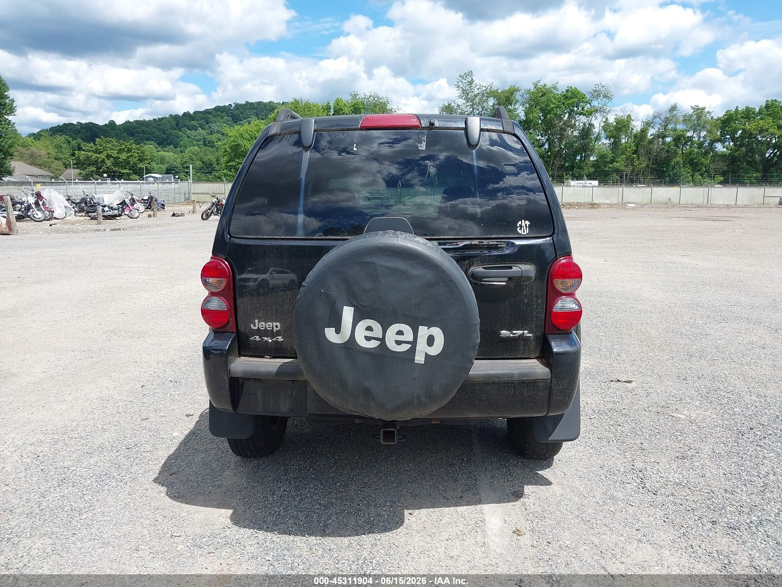 2006 Jeep Liberty Sport Black vin: 1J4GL48K16W246221