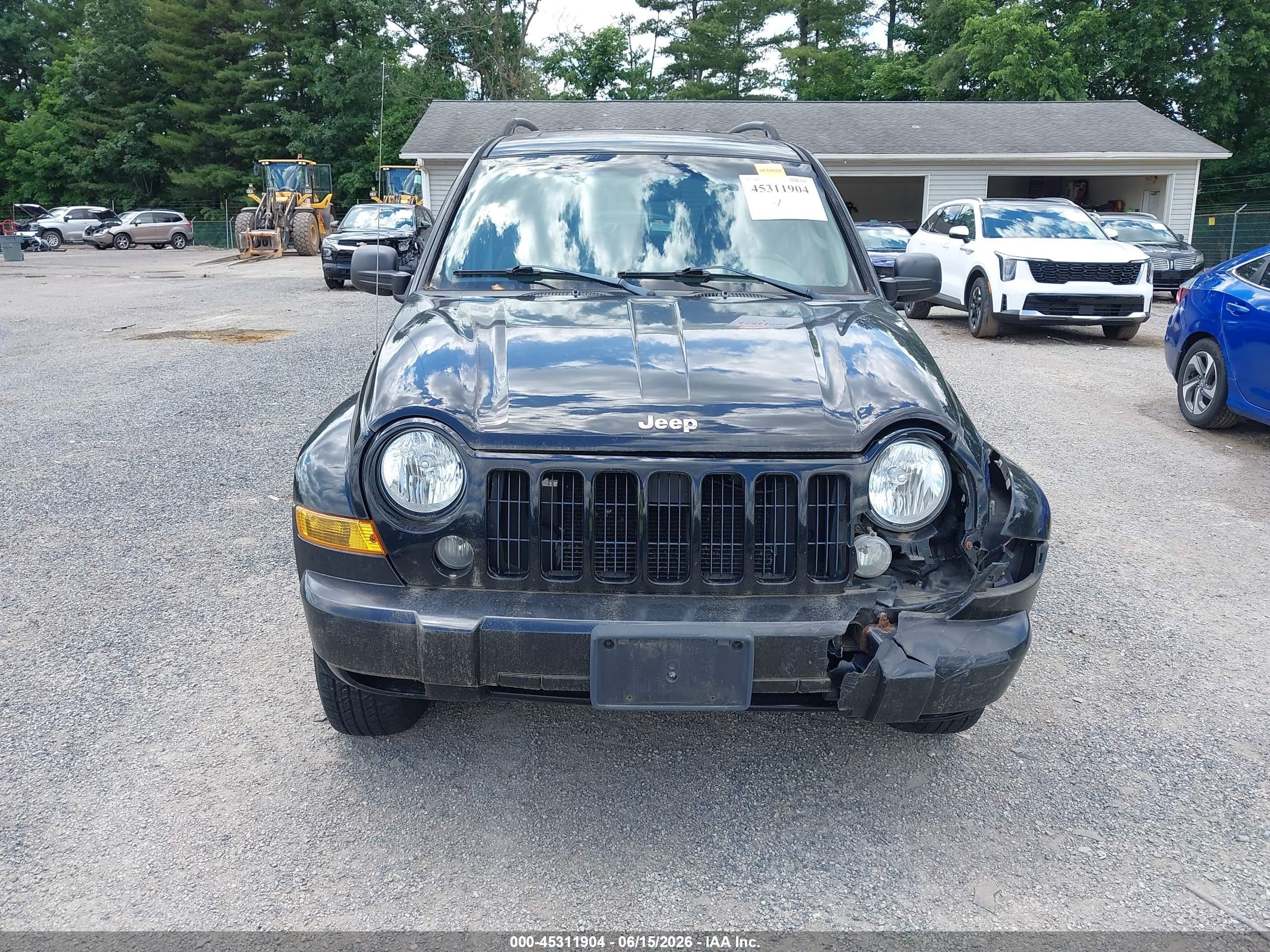 2006 Jeep Liberty Sport Black vin: 1J4GL48K16W246221