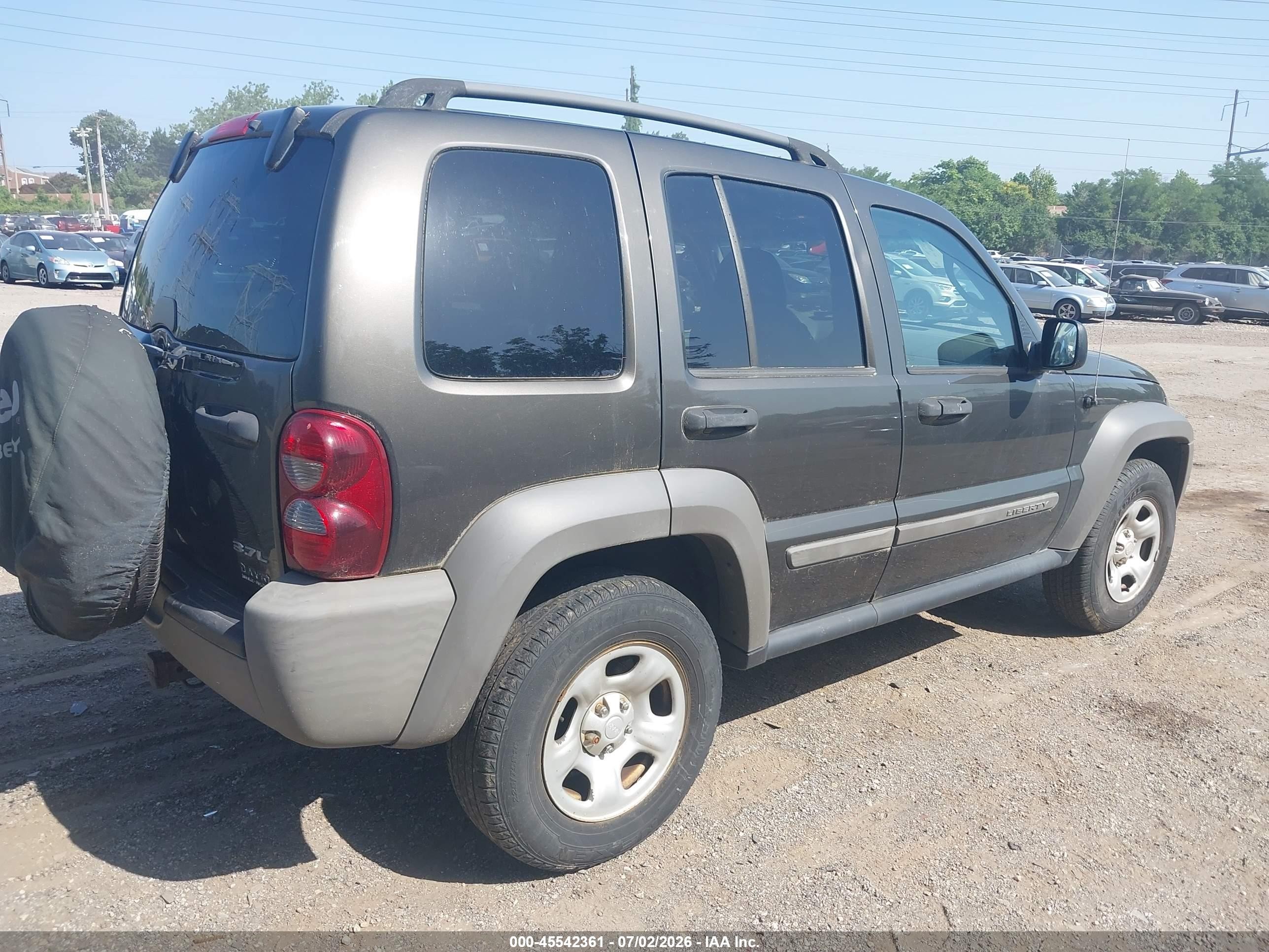 2006 Jeep Liberty Sport Gray vin: 1J4GL48K16W249099