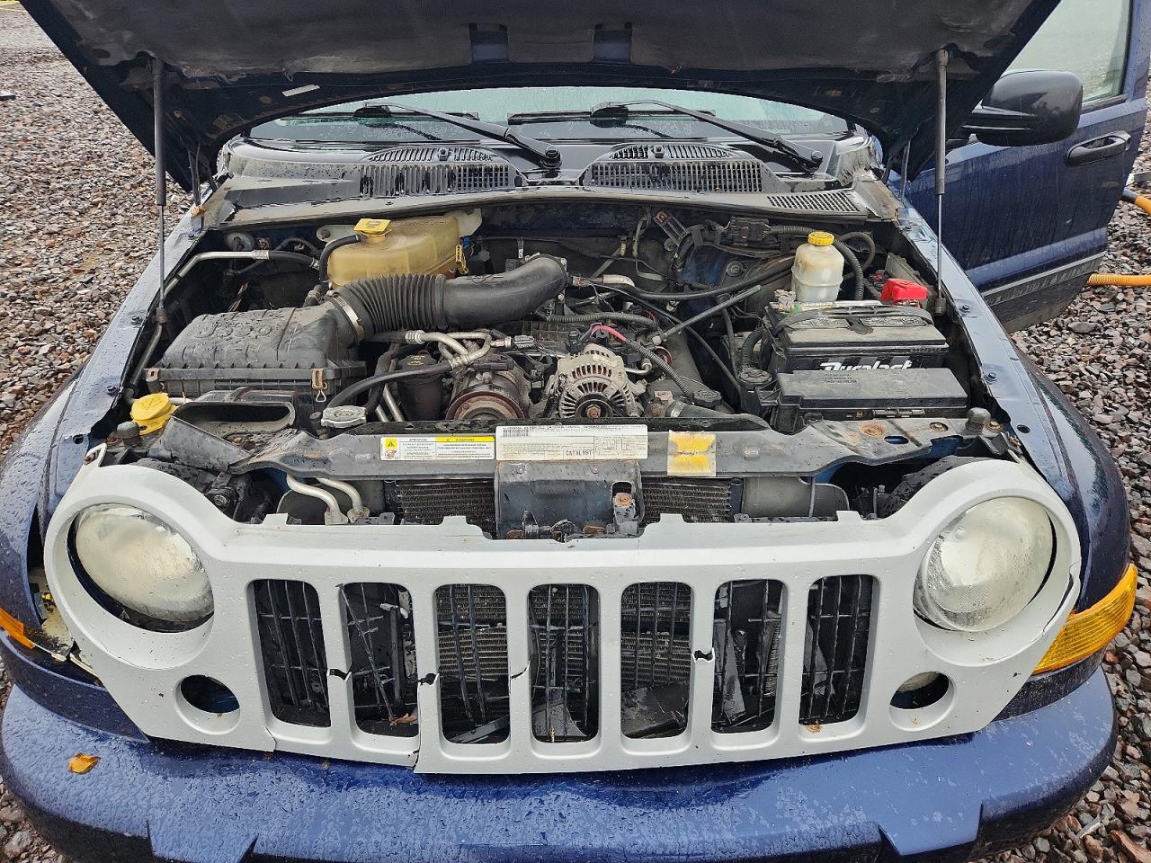 2007 Jeep Liberty Sport Blue vin: 1J4GL48K17W582596