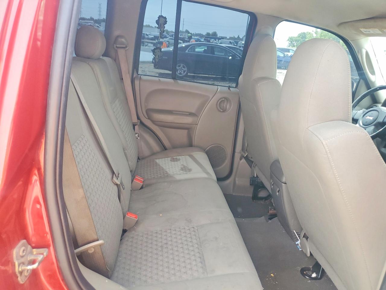 2007 Jeep Liberty Sport Red vin: 1J4GL48K17W694301