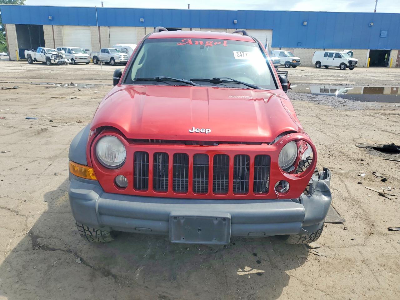 2007 Jeep Liberty Sport Red vin: 1J4GL48K17W694301