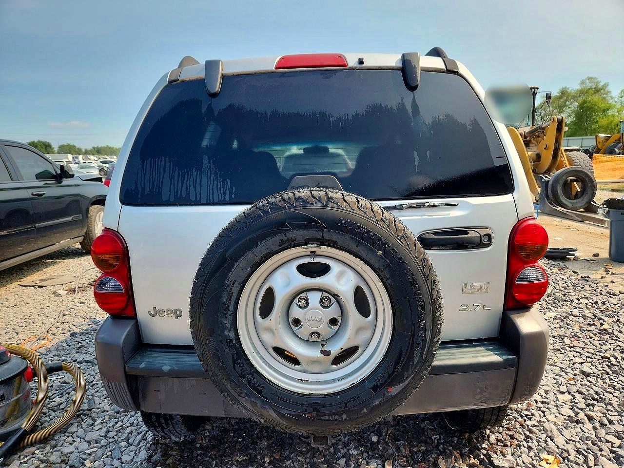 2002 Jeep Liberty Sport Silver vin: 1J4GL48K22W256248