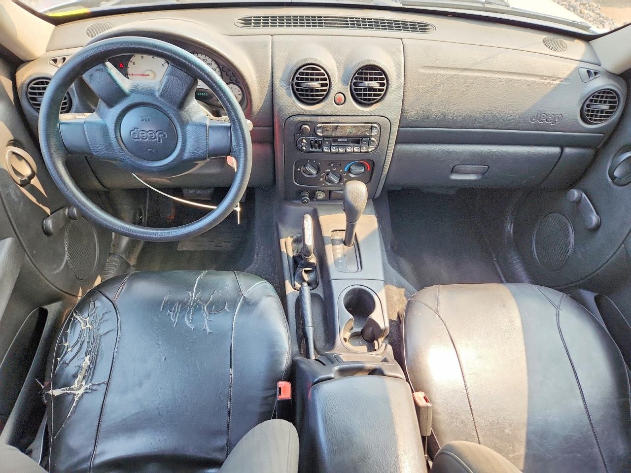 2002 Jeep Liberty Sport Silver vin: 1J4GL48K22W256248