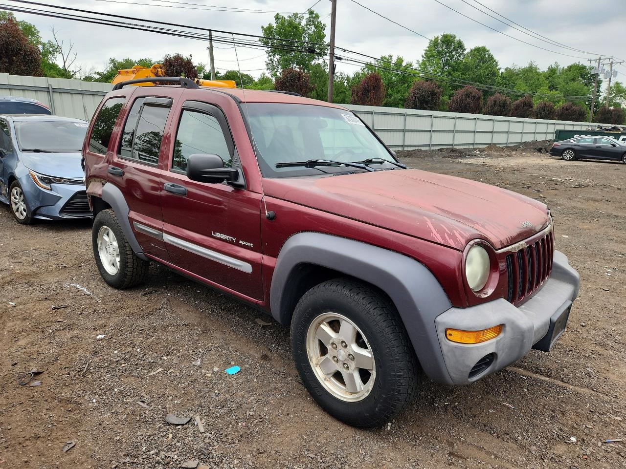 2003 Jeep Liberty Sport Brown vin: 1J4GL48K23W558690
