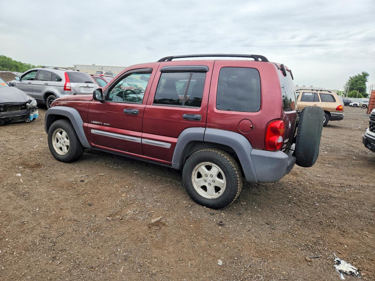 2003 Jeep Liberty Sport Brown vin: 1J4GL48K23W558690