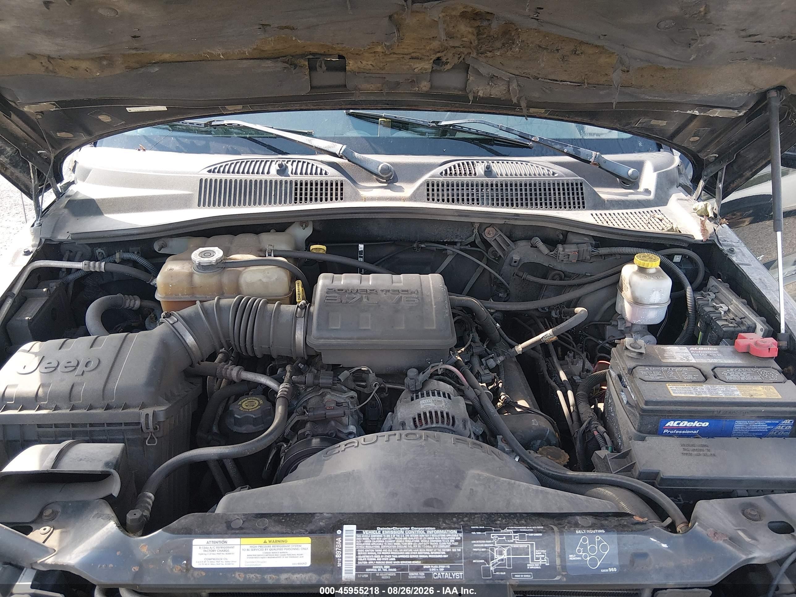 2003 Jeep Liberty Sport Черный vin: 1J4GL48K23W669675