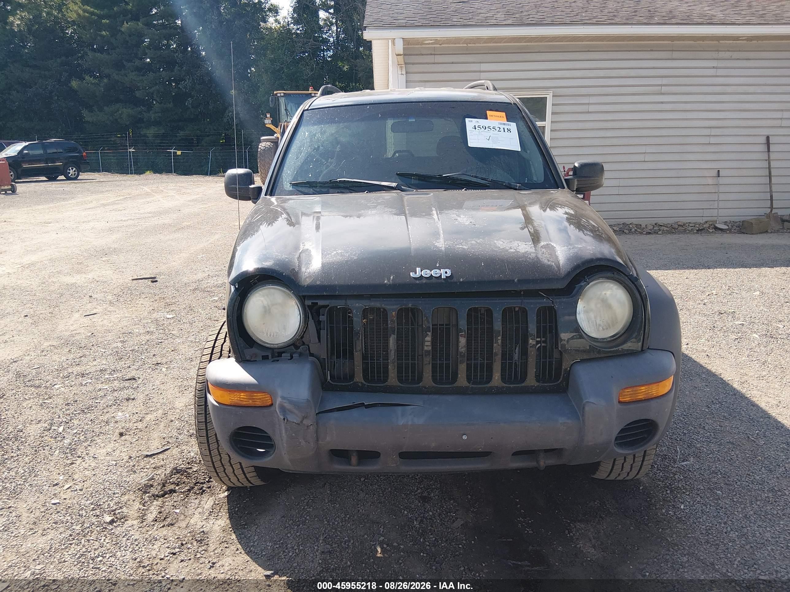 2003 Jeep Liberty Sport Черный vin: 1J4GL48K23W669675
