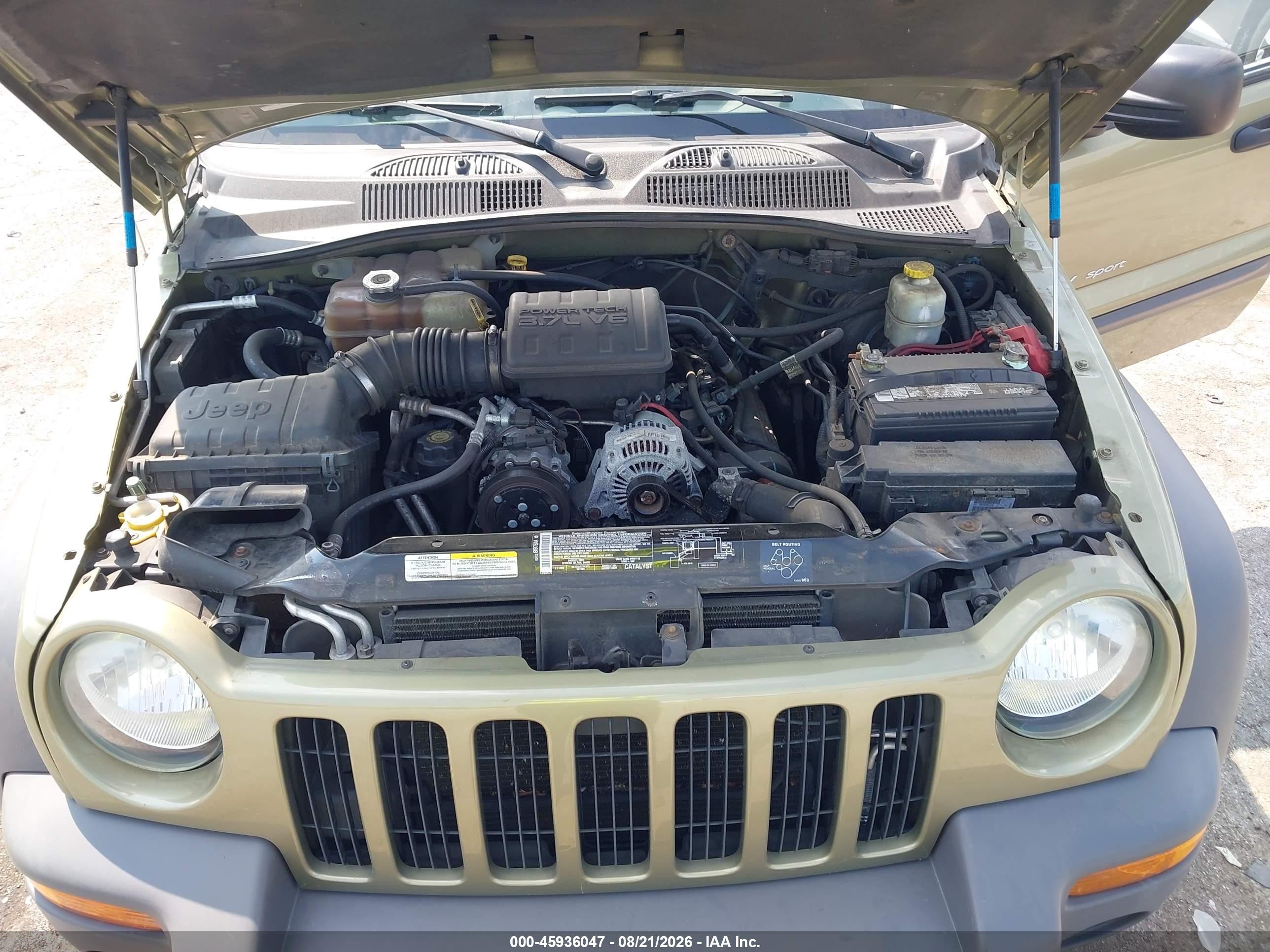 2003 Jeep Liberty Sport Зеленый vin: 1J4GL48K23W718180