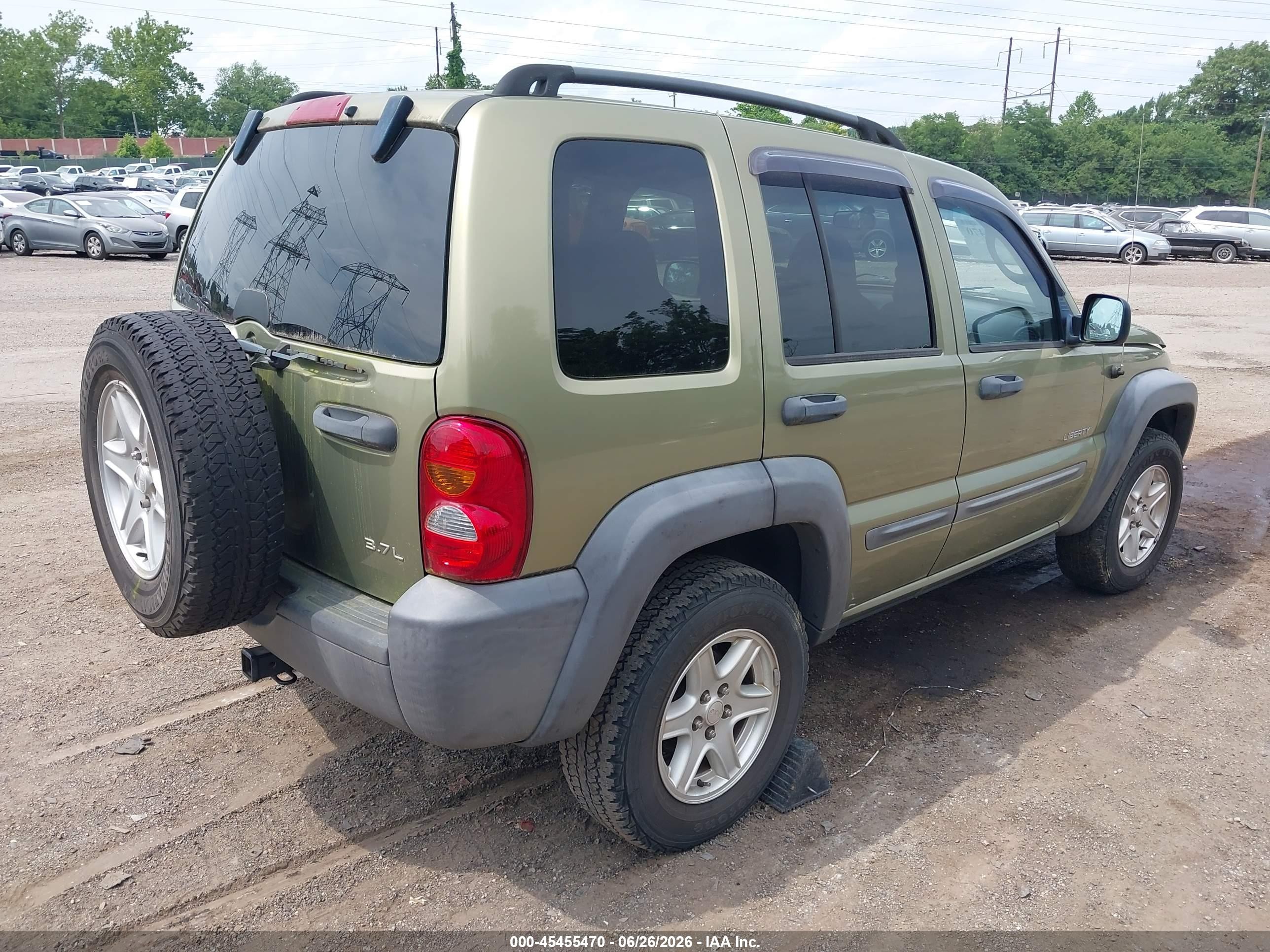 2004 Jeep Liberty Sport Gold vin: 1J4GL48K24W138932