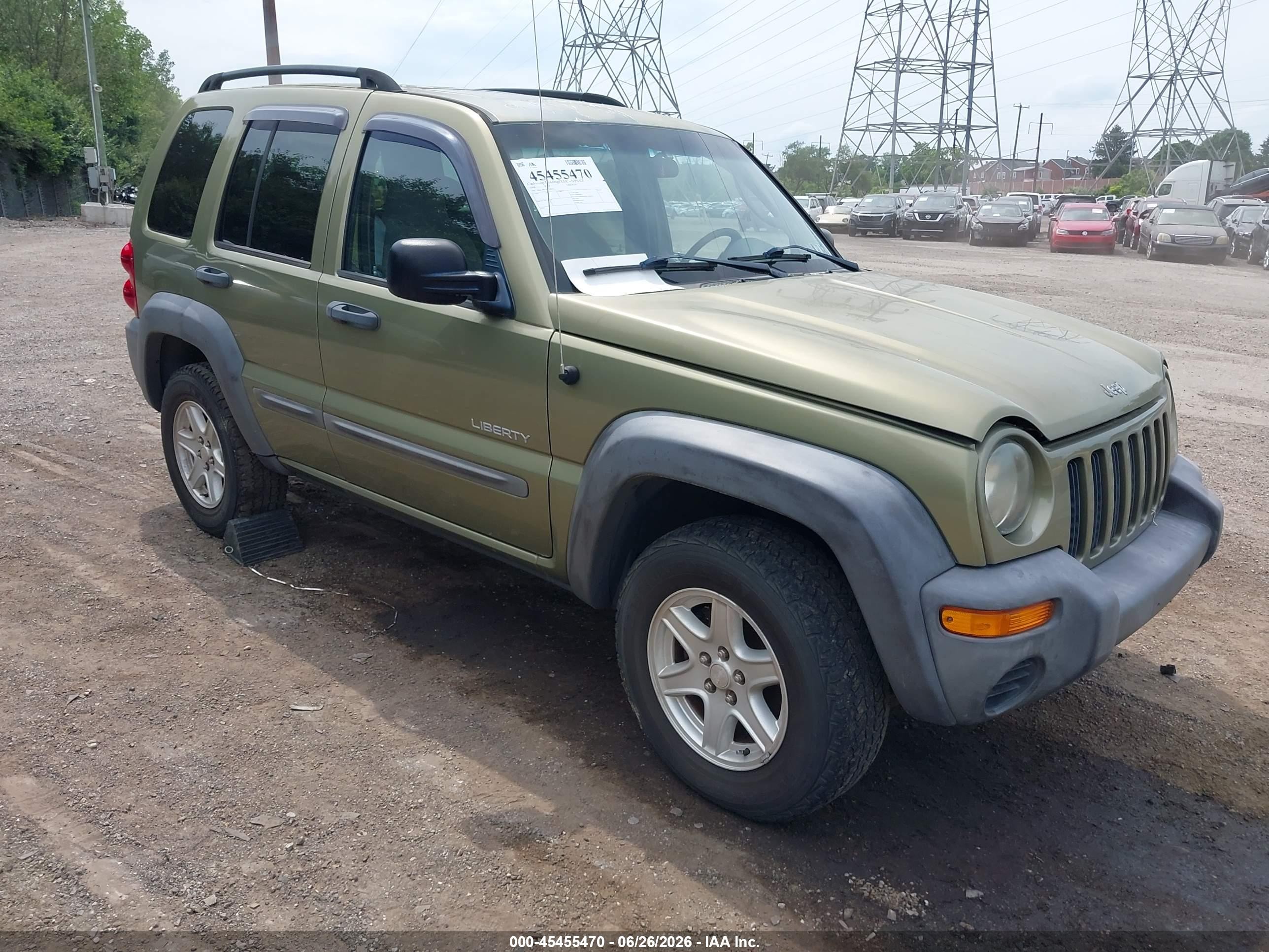 2004 Jeep Liberty Sport Gold vin: 1J4GL48K24W138932