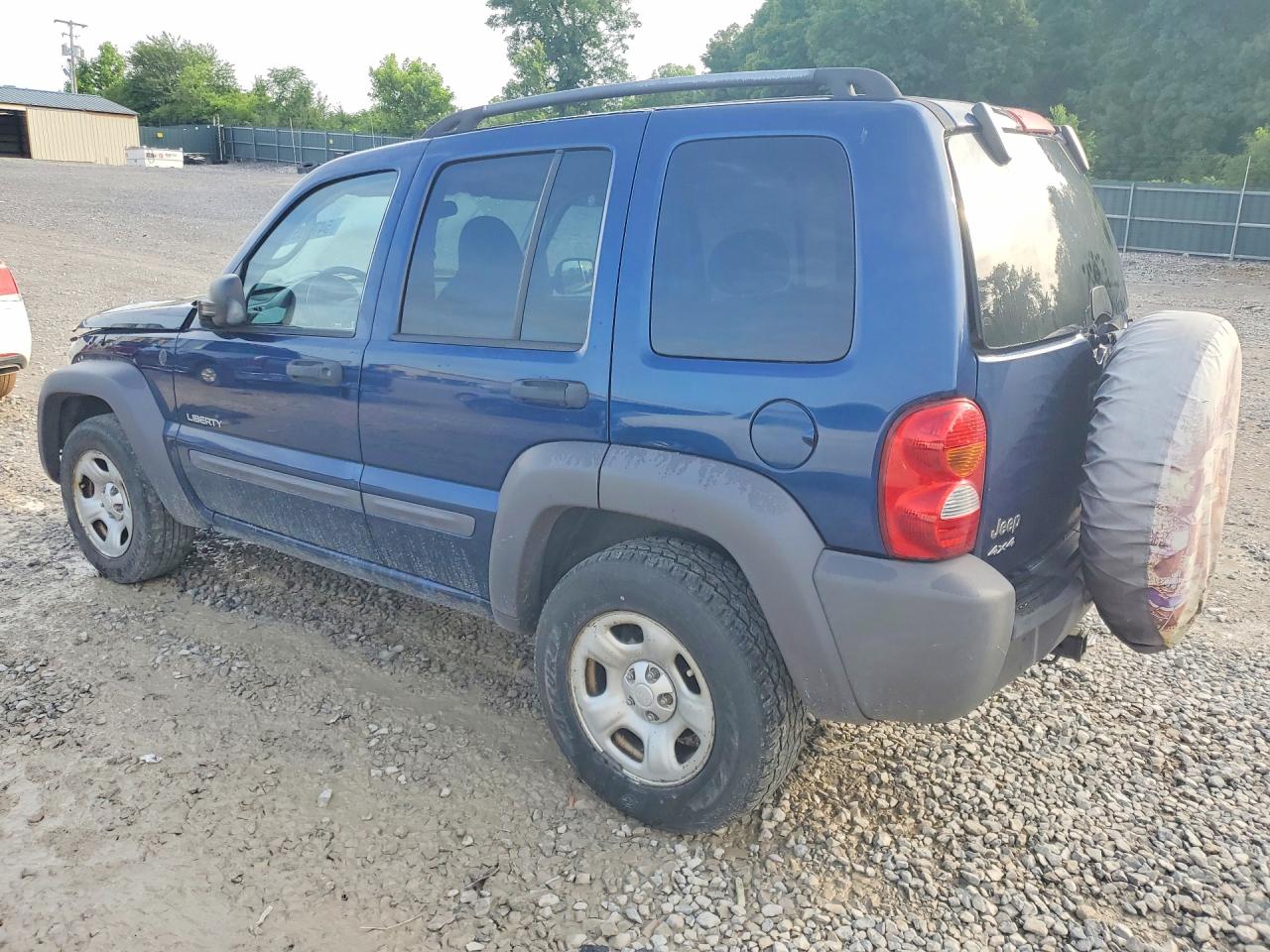 2004 Jeep Liberty Sport Blue vin: 1J4GL48K24W192747