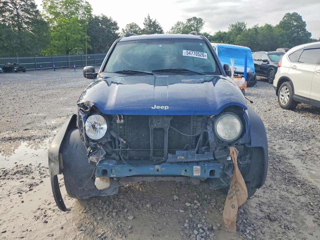 2004 Jeep Liberty Sport Blue vin: 1J4GL48K24W192747