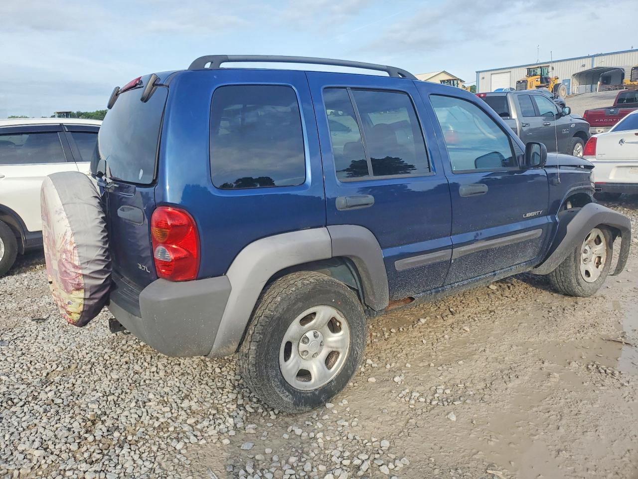 2004 Jeep Liberty Sport Blue vin: 1J4GL48K24W192747
