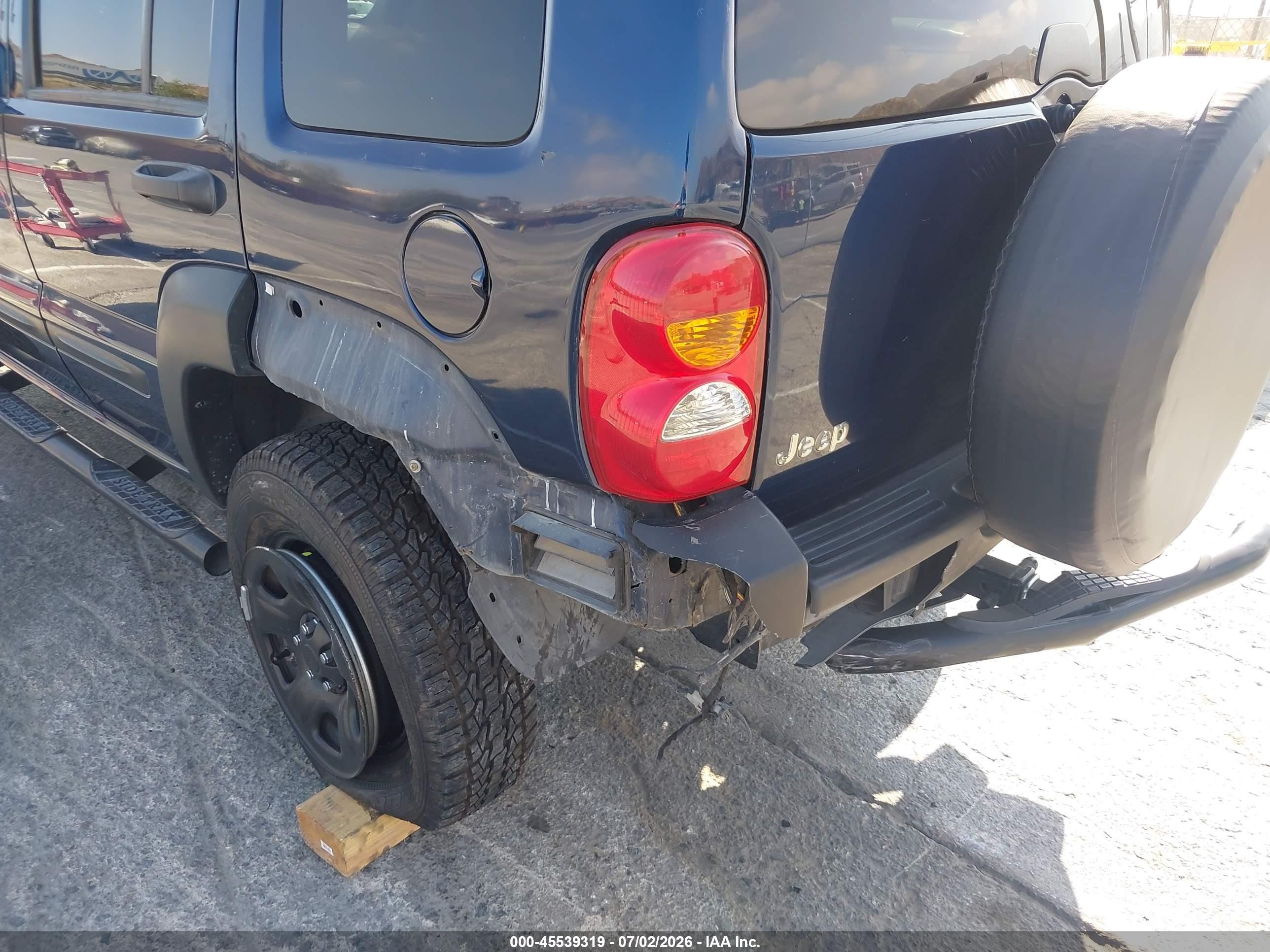 2004 Jeep Liberty Sport Синий vin: 1J4GL48K24W237606