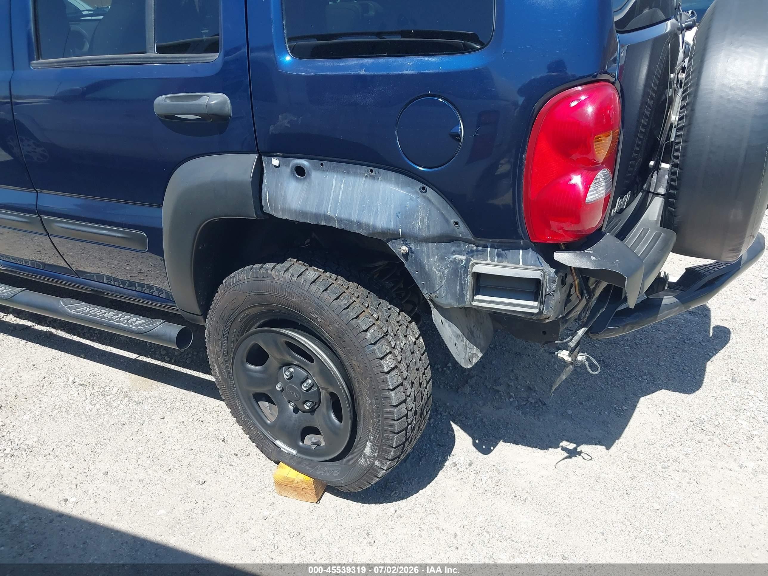 2004 Jeep Liberty Sport Синий vin: 1J4GL48K24W237606