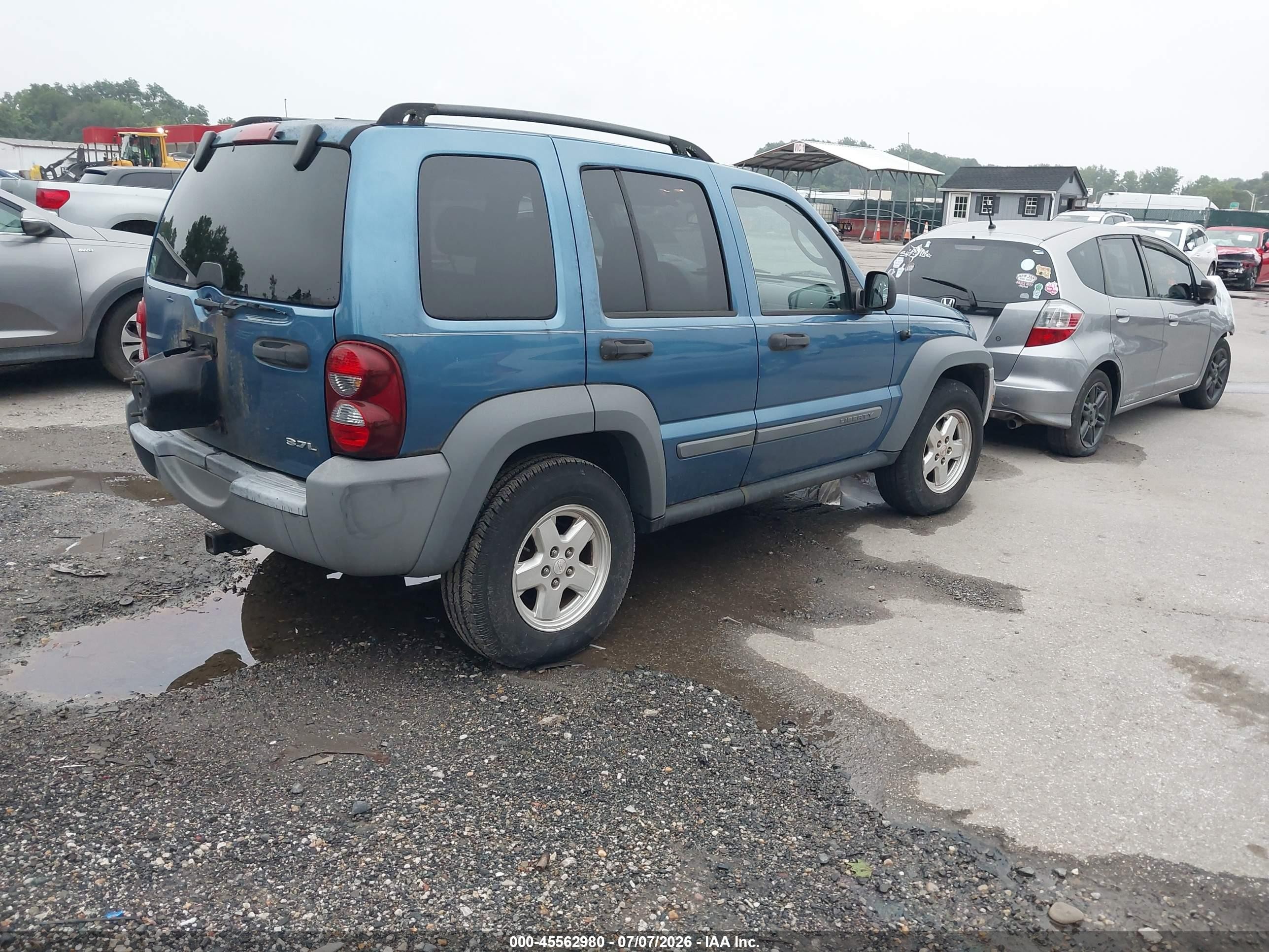 2006 Jeep Liberty Sport Blue vin: 1J4GL48K26W102709