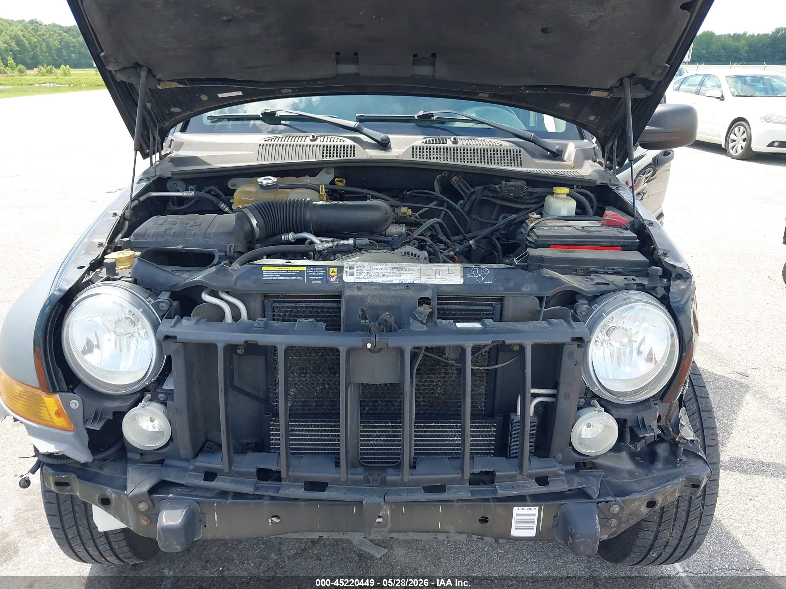 2006 Jeep Liberty Sport Black vin: 1J4GL48K26W119770