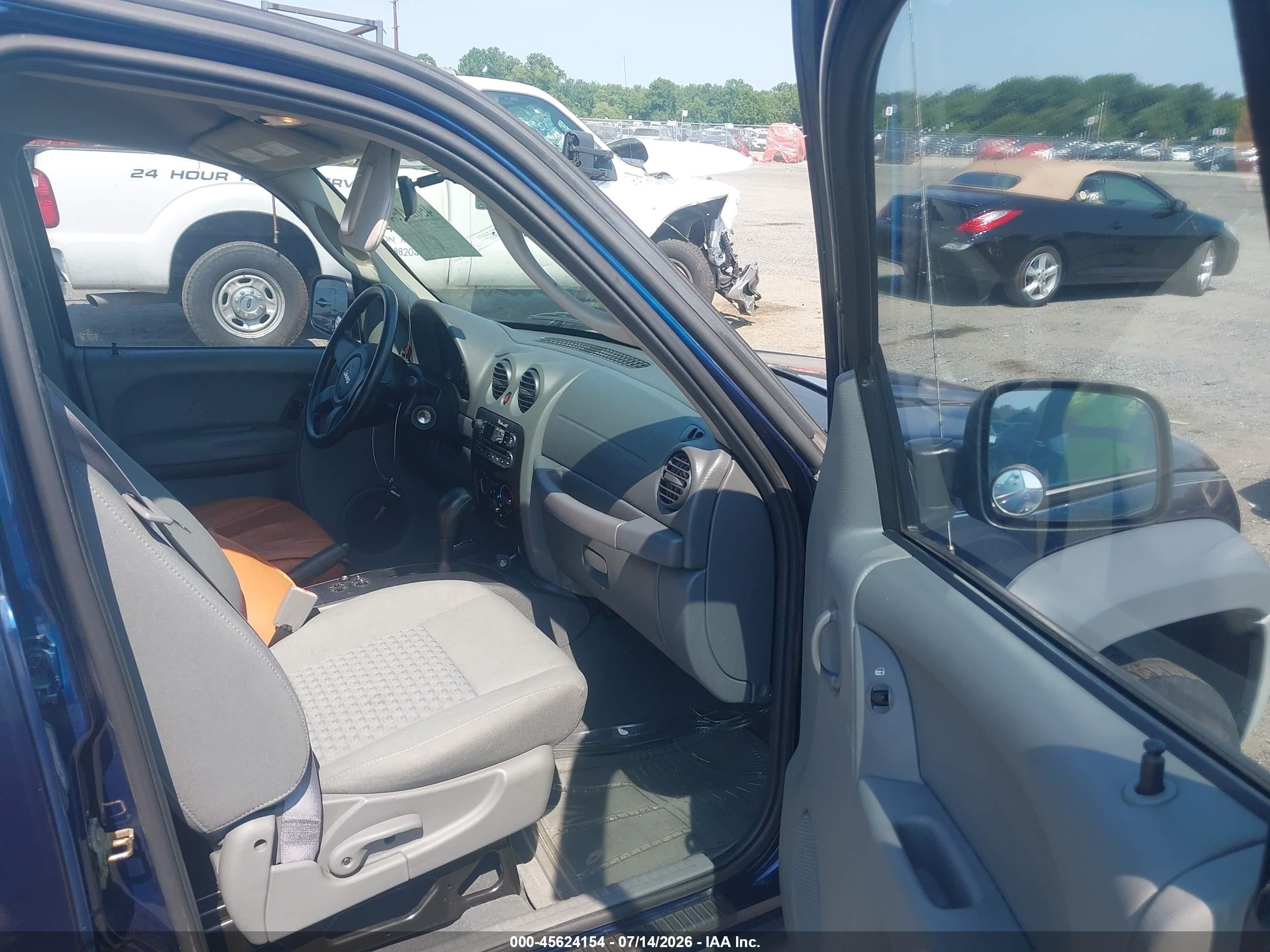 2006 Jeep Liberty Sport Blue vin: 1J4GL48K26W150212