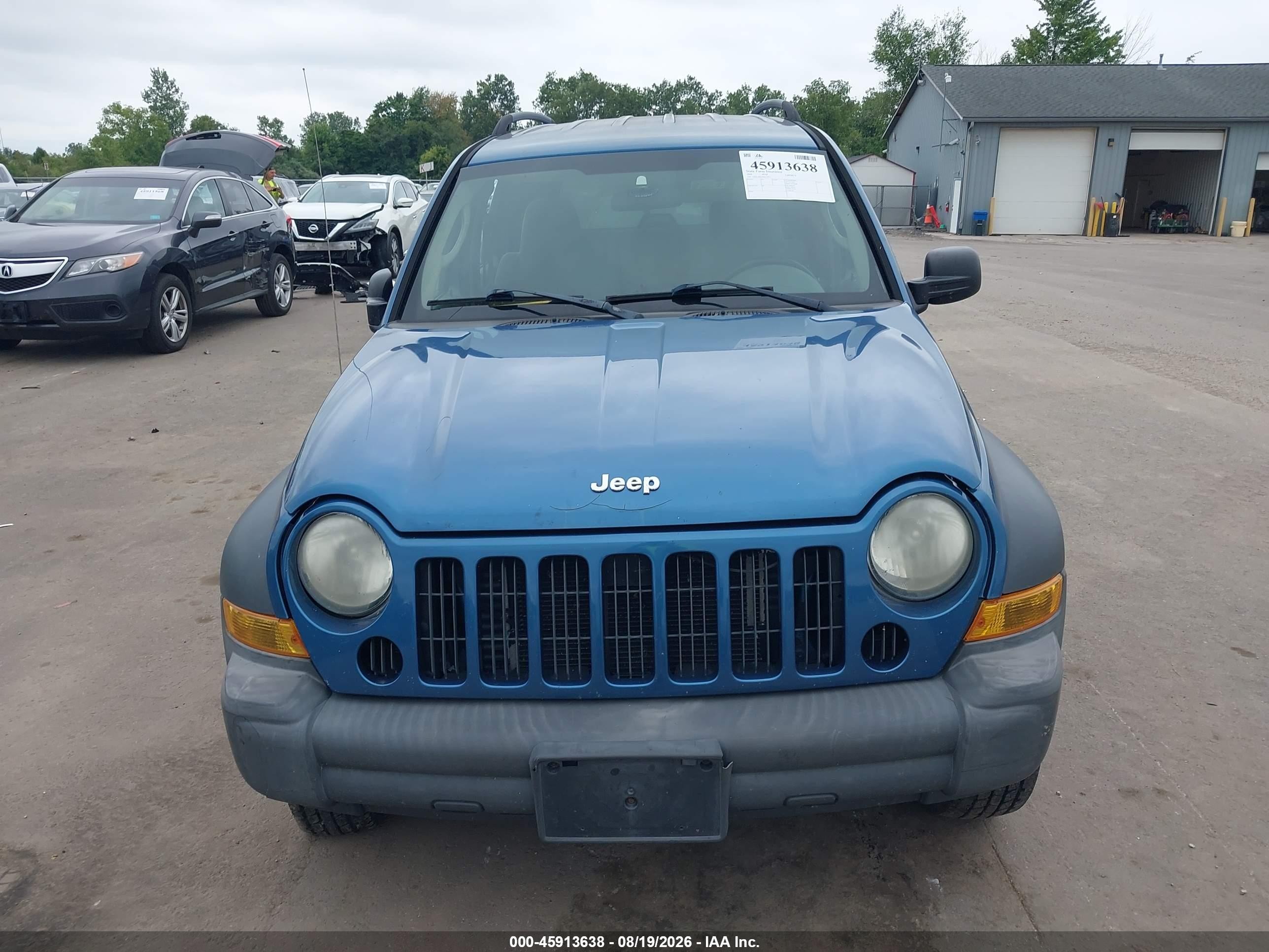 2006 Jeep Liberty Sport Blue vin: 1J4GL48K26W217973