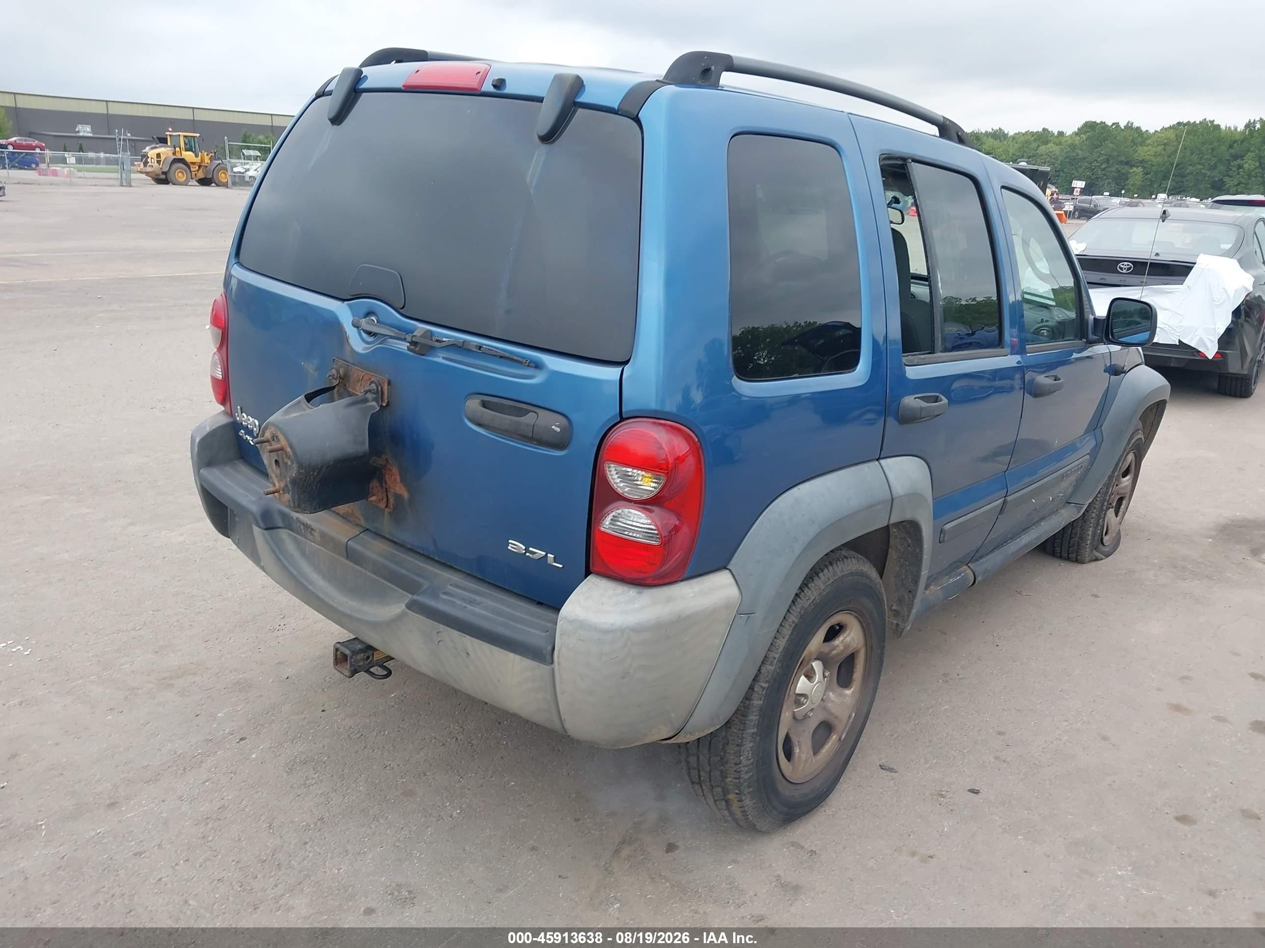 2006 Jeep Liberty Sport Blue vin: 1J4GL48K26W217973