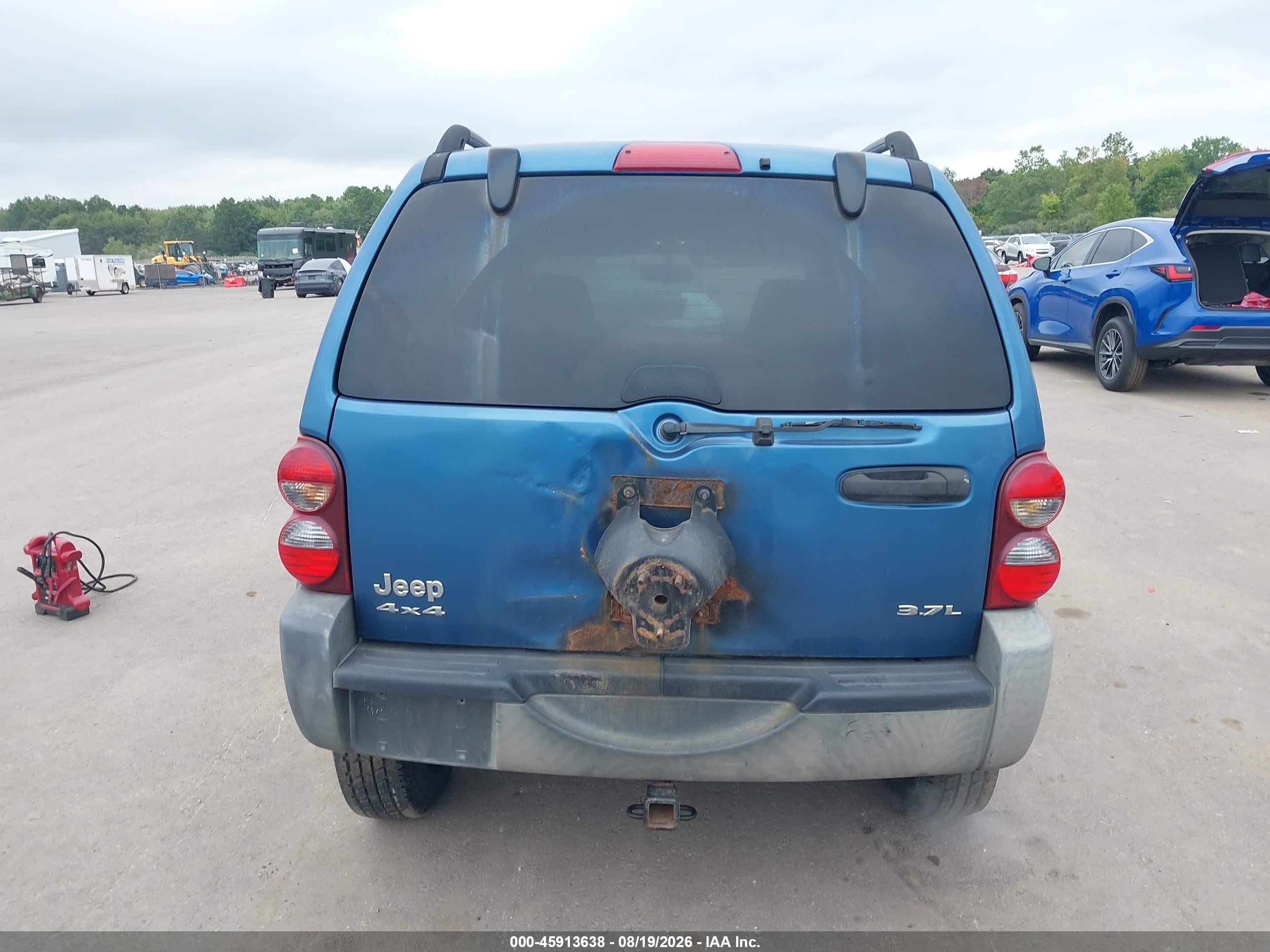 2006 Jeep Liberty Sport Blue vin: 1J4GL48K26W217973