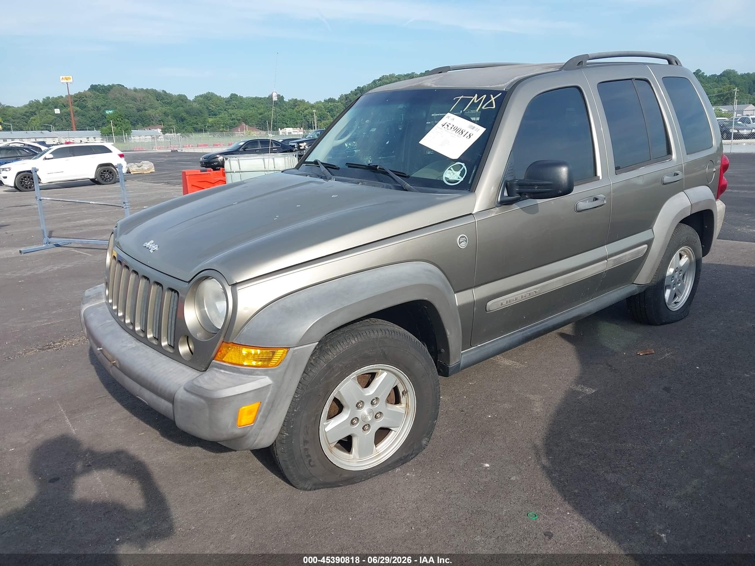 2006 Jeep Liberty Sport Brown vin: 1J4GL48K26W248124