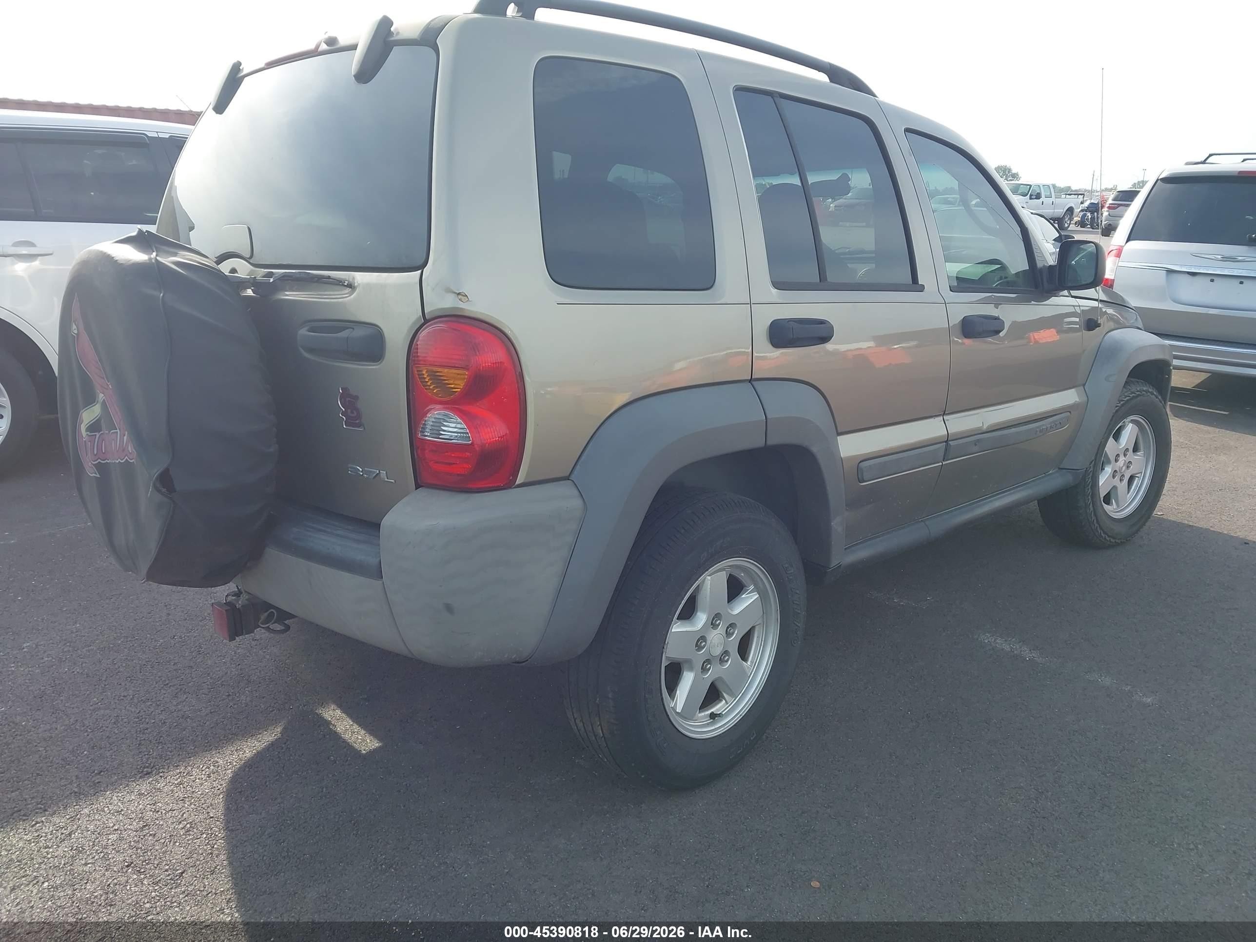 2006 Jeep Liberty Sport Brown vin: 1J4GL48K26W248124
