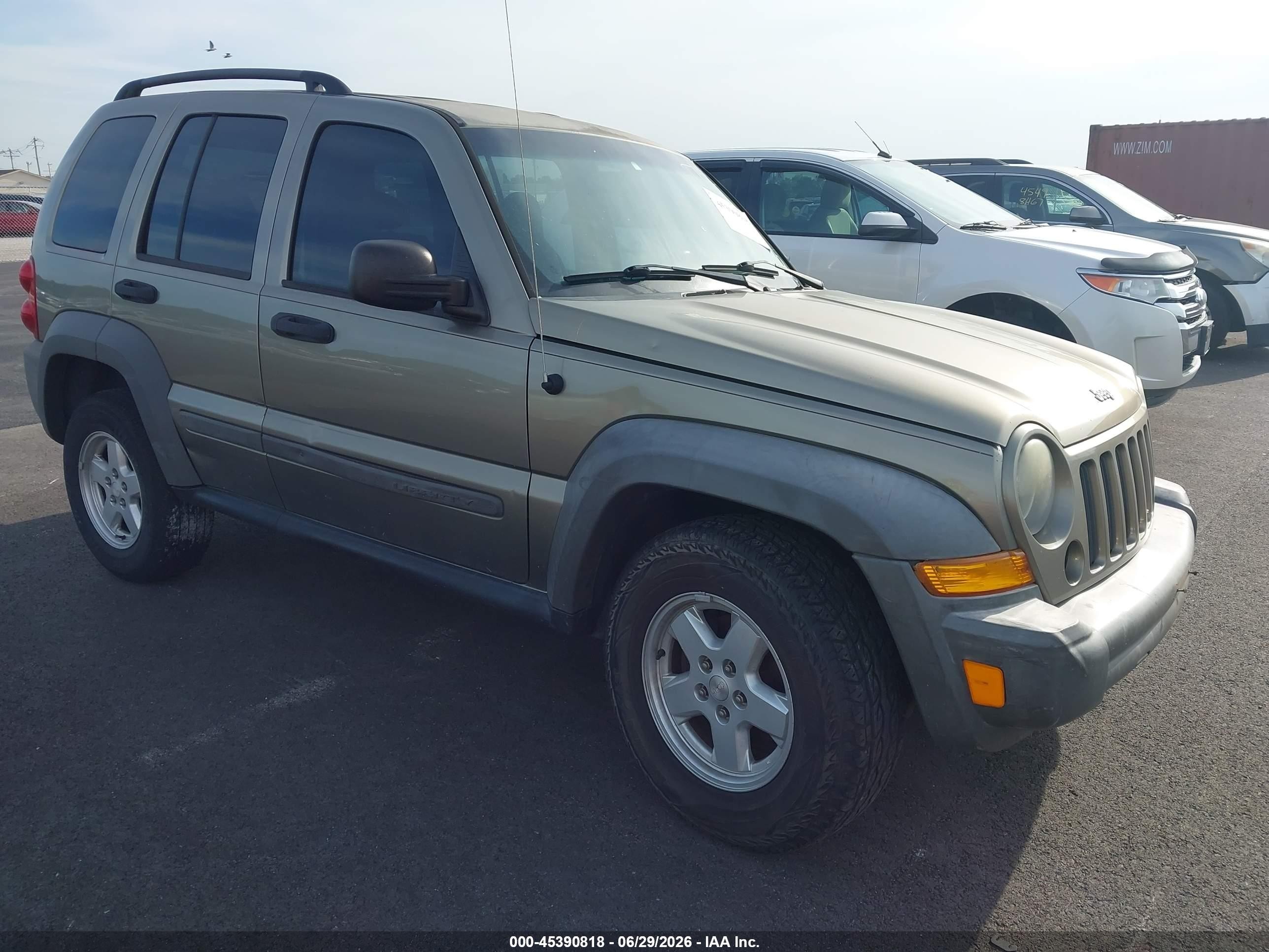 2006 Jeep Liberty Sport Brown vin: 1J4GL48K26W248124