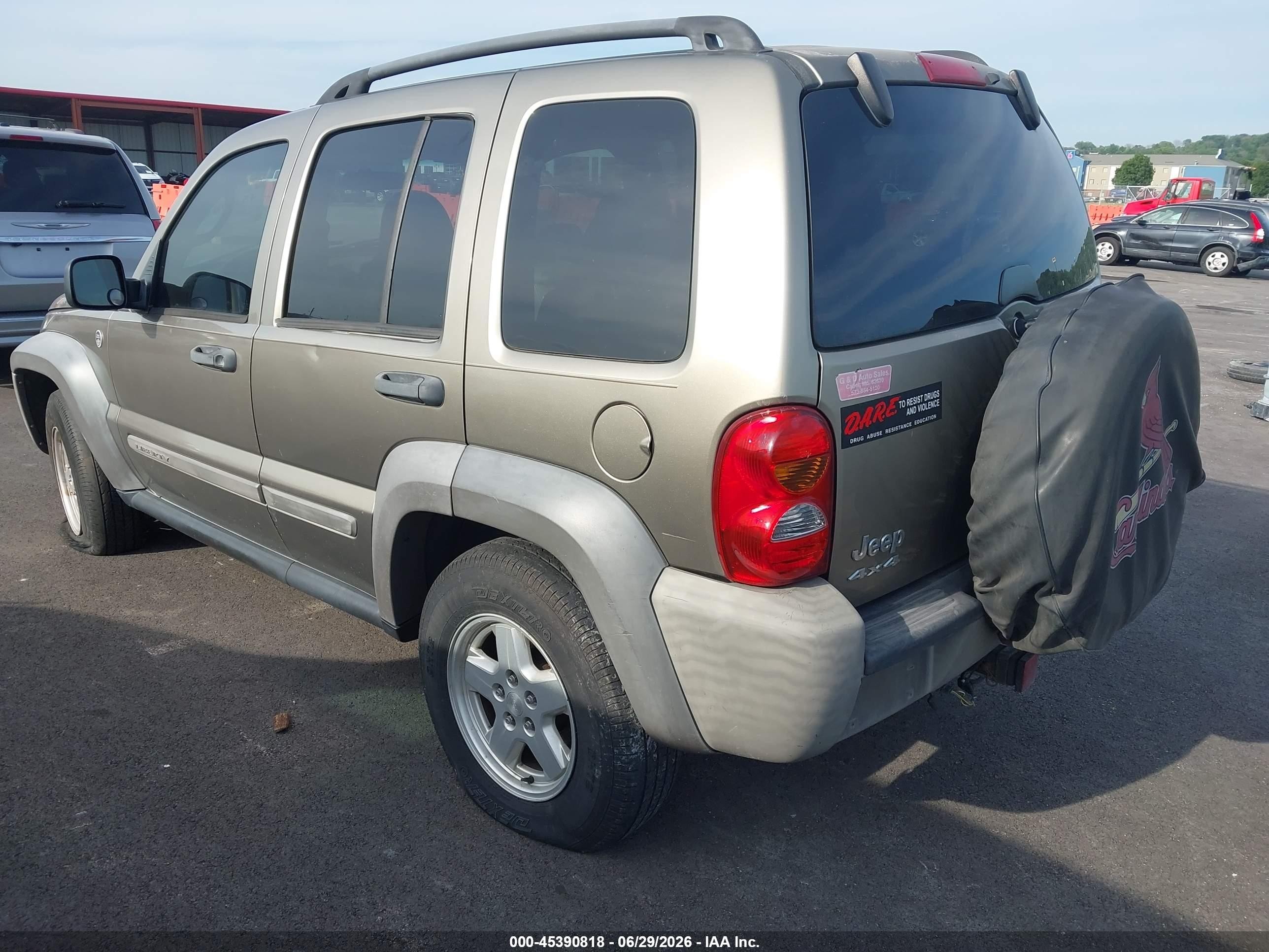 2006 Jeep Liberty Sport Brown vin: 1J4GL48K26W248124