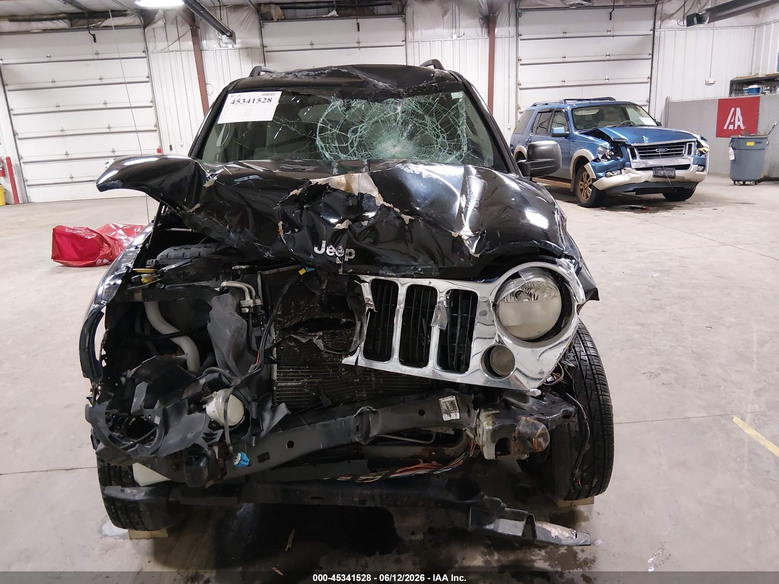 2007 Jeep Liberty Sport Black vin: 1J4GL48K27W652641