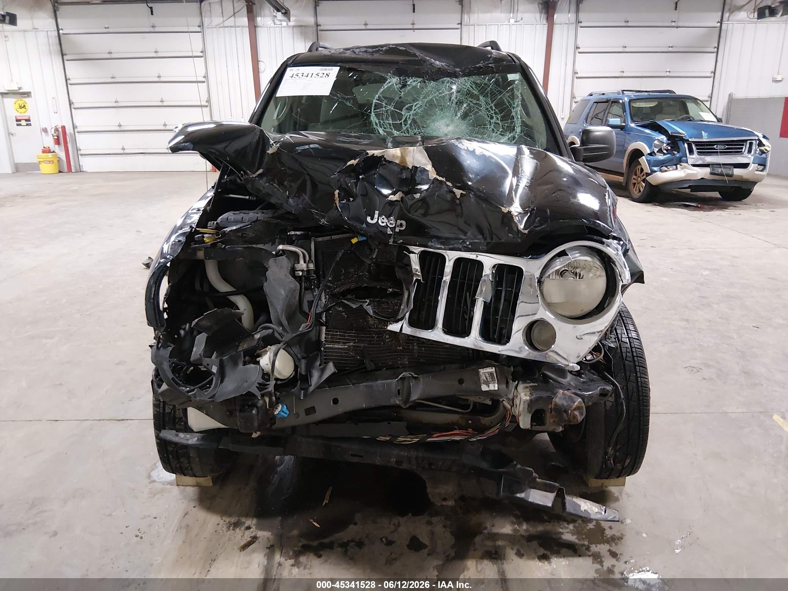 2007 Jeep Liberty Sport Black vin: 1J4GL48K27W652641