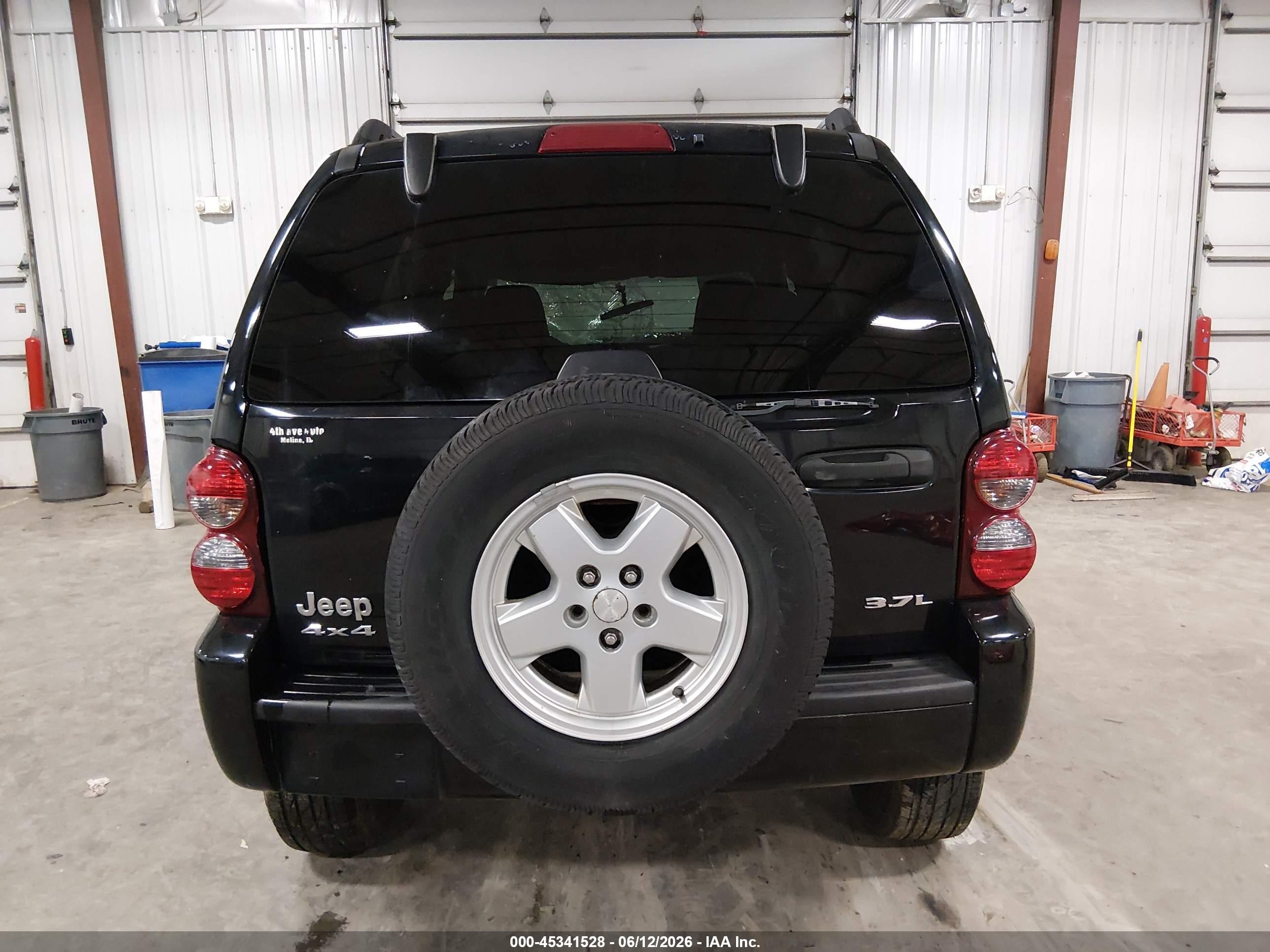 2007 Jeep Liberty Sport Black vin: 1J4GL48K27W652641