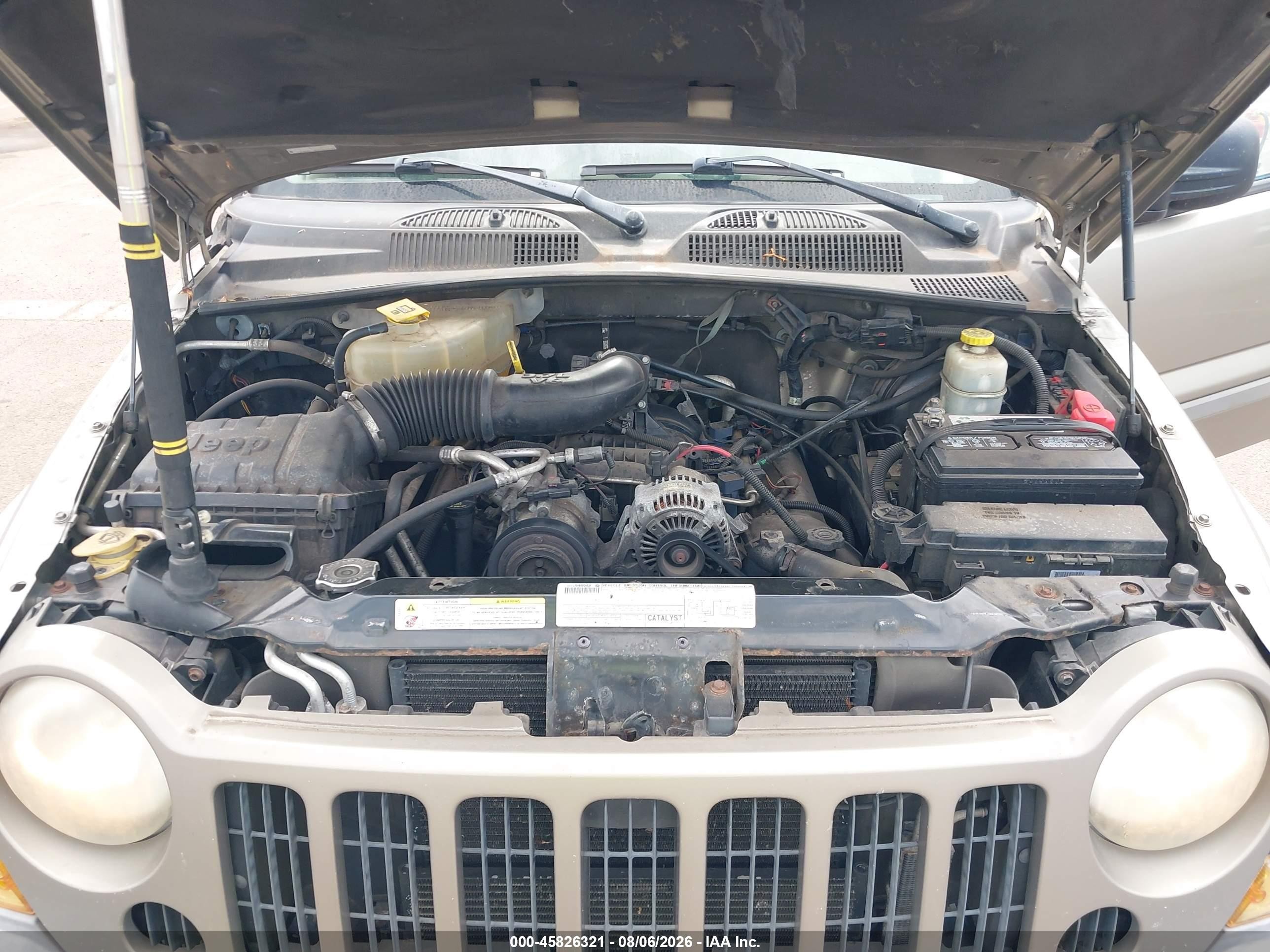 2007 Jeep Liberty Sport Beige vin: 1J4GL48K27W693125