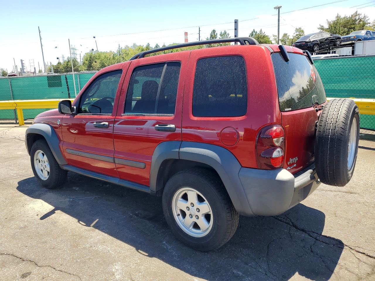 2007 Jeep Liberty Sport Темно-бордовый vin: 1J4GL48K27W718086