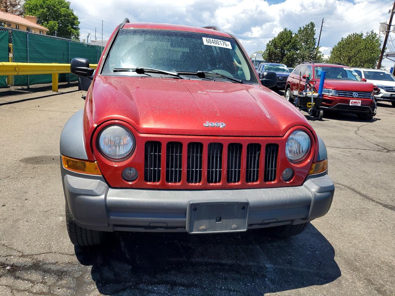 2007 Jeep Liberty Sport Темно-бордовый vin: 1J4GL48K27W718086