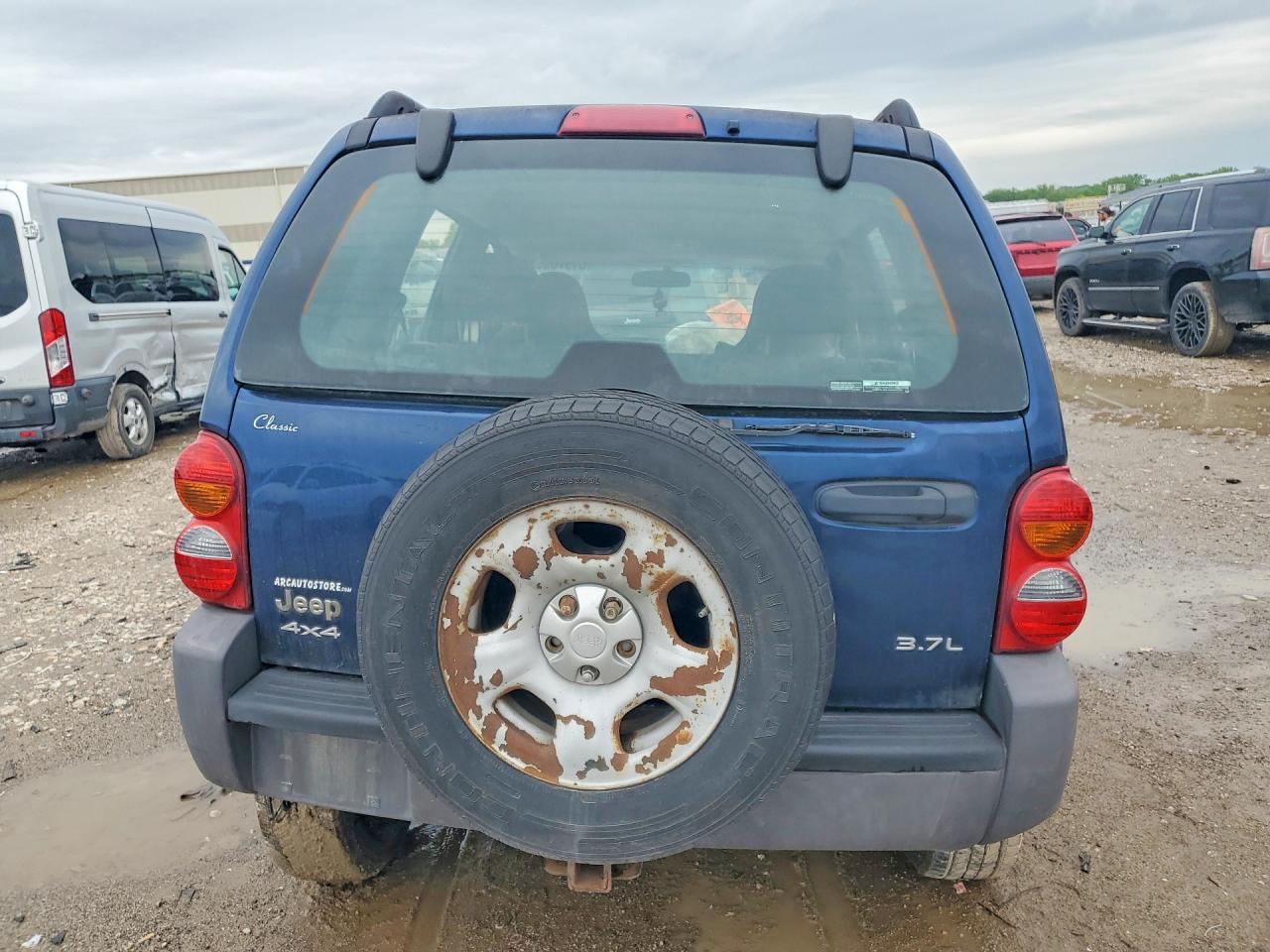2003 Jeep Liberty Sport Blue vin: 1J4GL48K33W511944