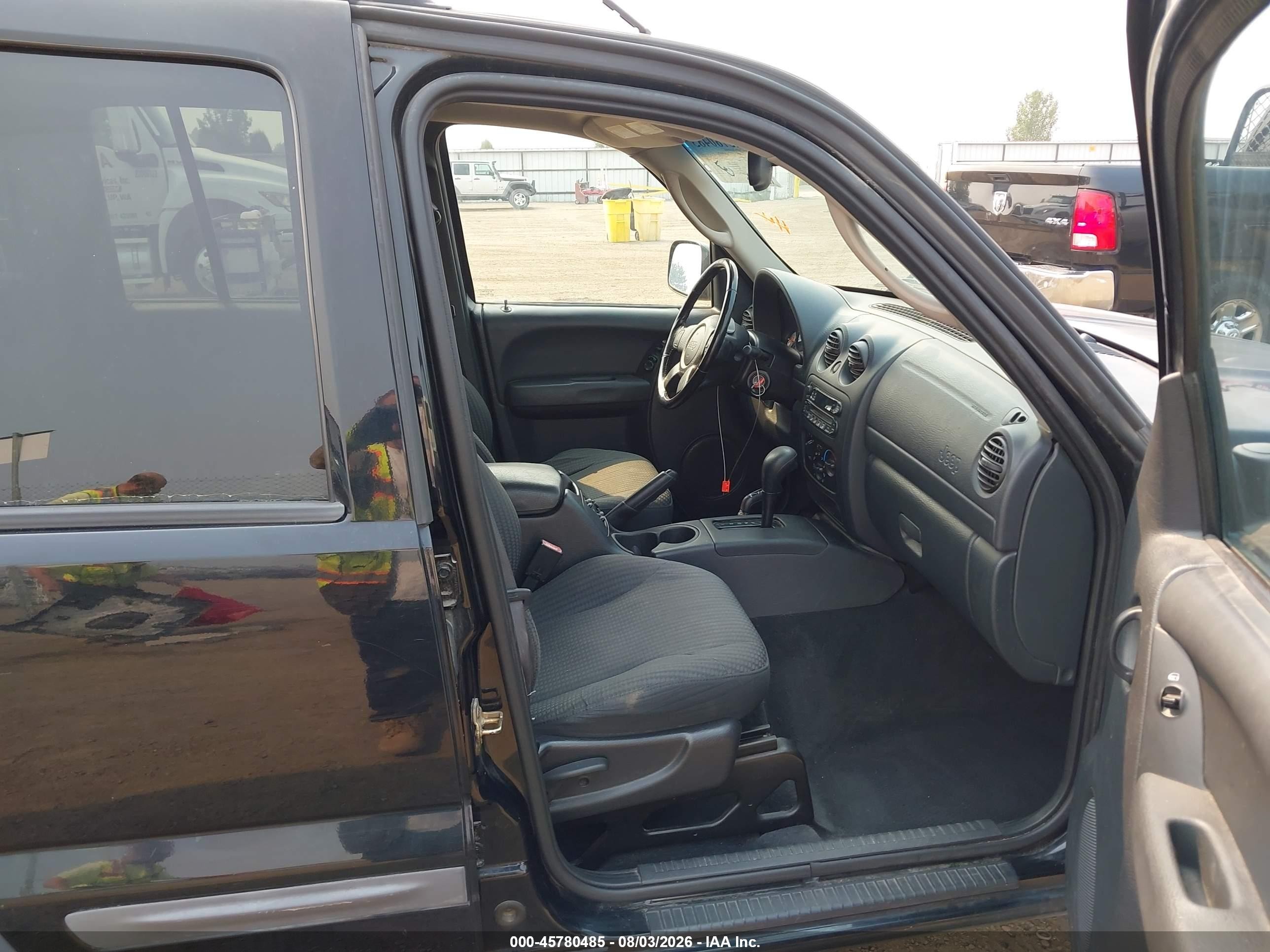 2003 Jeep Liberty Sport Black vin: 1J4GL48K33W722481