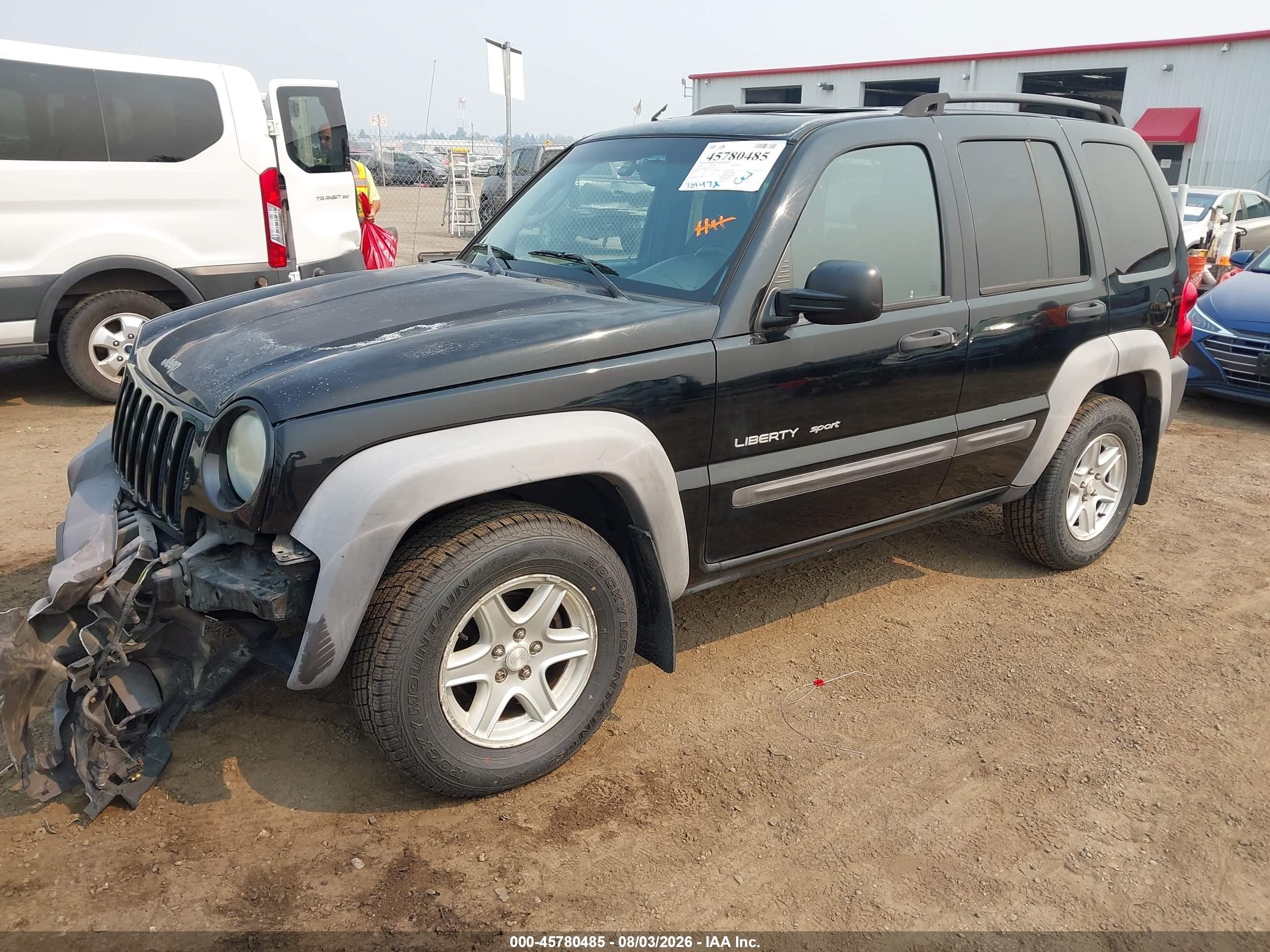 2003 Jeep Liberty Sport Black vin: 1J4GL48K33W722481