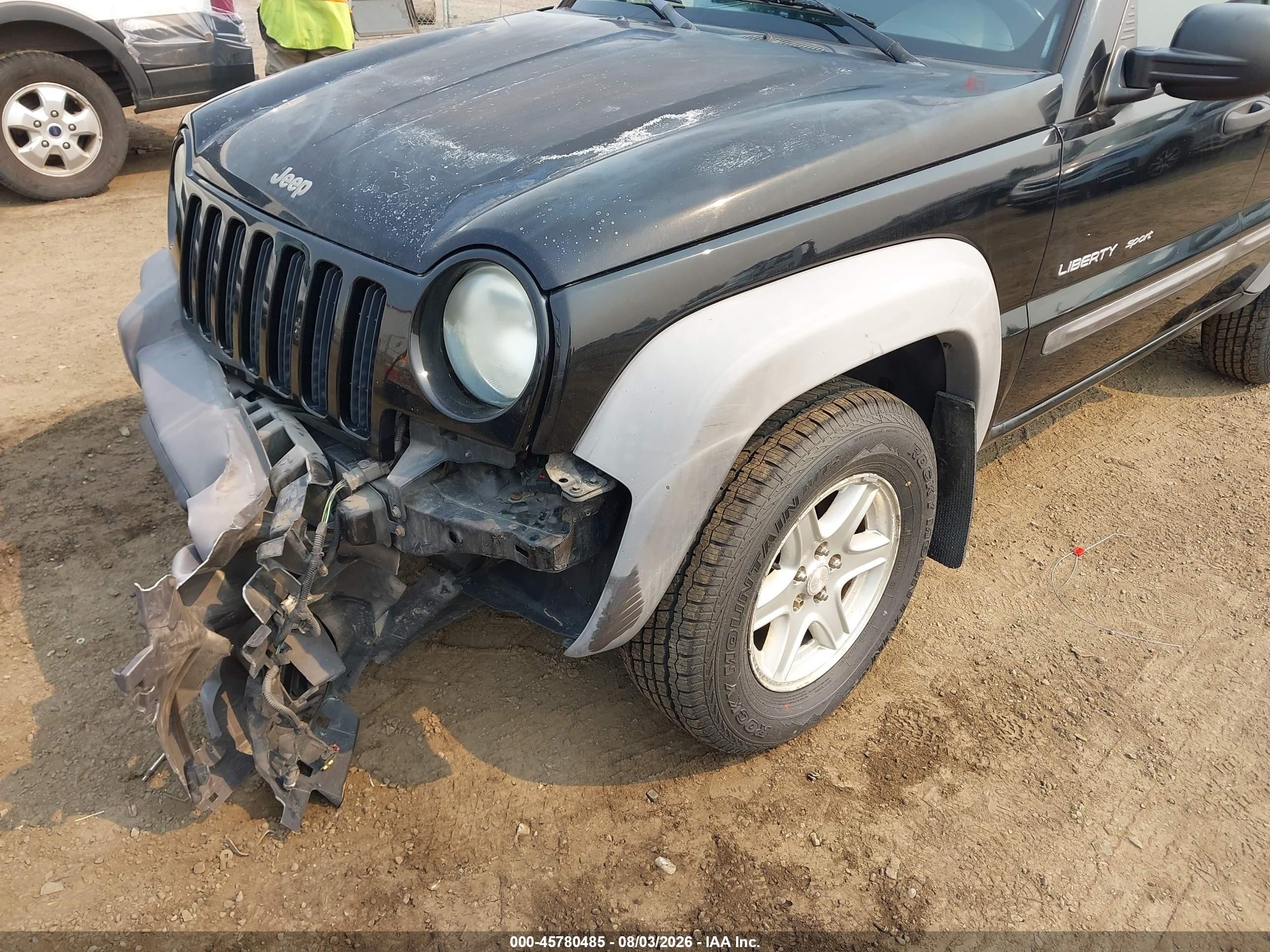 2003 Jeep Liberty Sport Black vin: 1J4GL48K33W722481