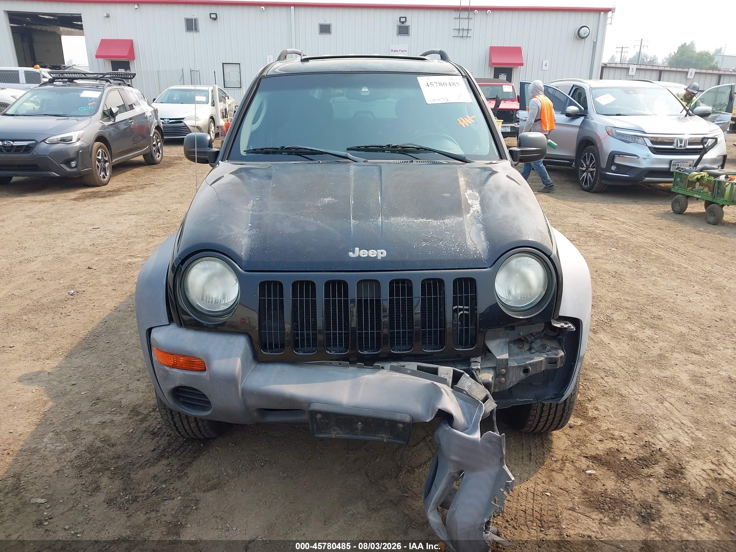2003 Jeep Liberty Sport Black vin: 1J4GL48K33W722481