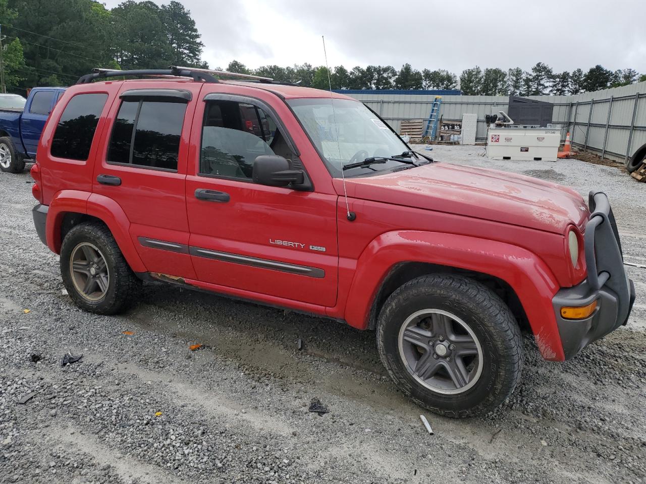 2004 Jeep Liberty Sport Red vin: 1J4GL48K34W172040