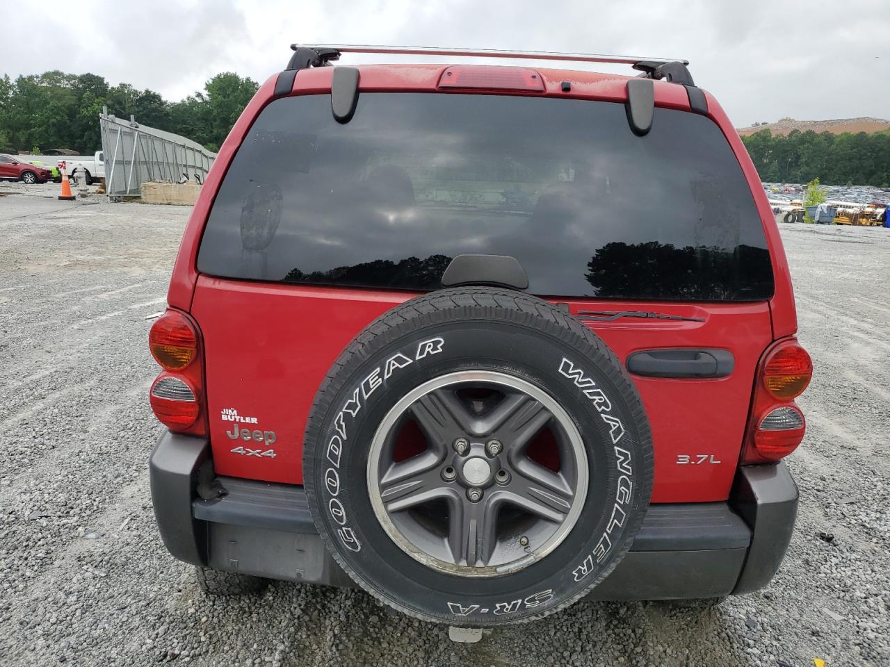 2004 Jeep Liberty Sport Red vin: 1J4GL48K34W172040