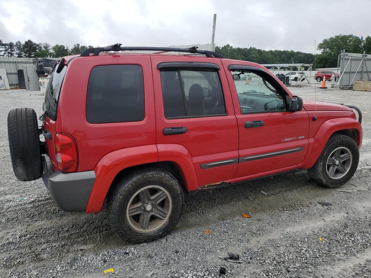 2004 Jeep Liberty Sport Red vin: 1J4GL48K34W172040